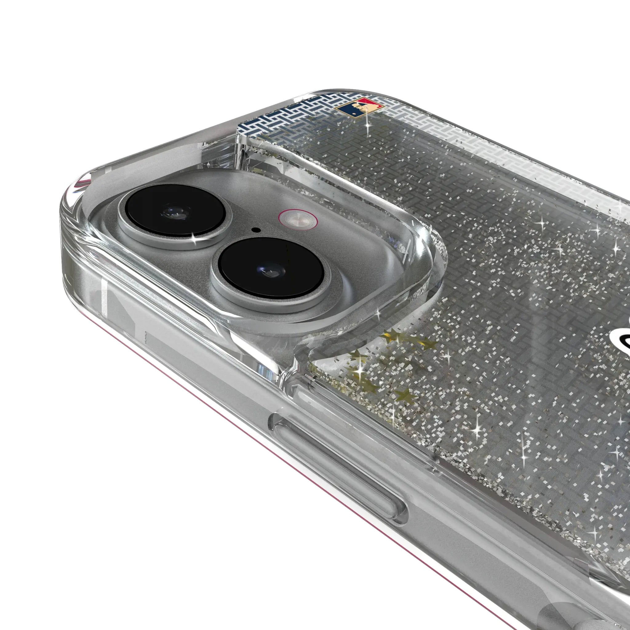 Chicago Cubs 1914 - Cooperstown Collection Linen iPhone Glitter Phone Case for Apple iPhone - Detail