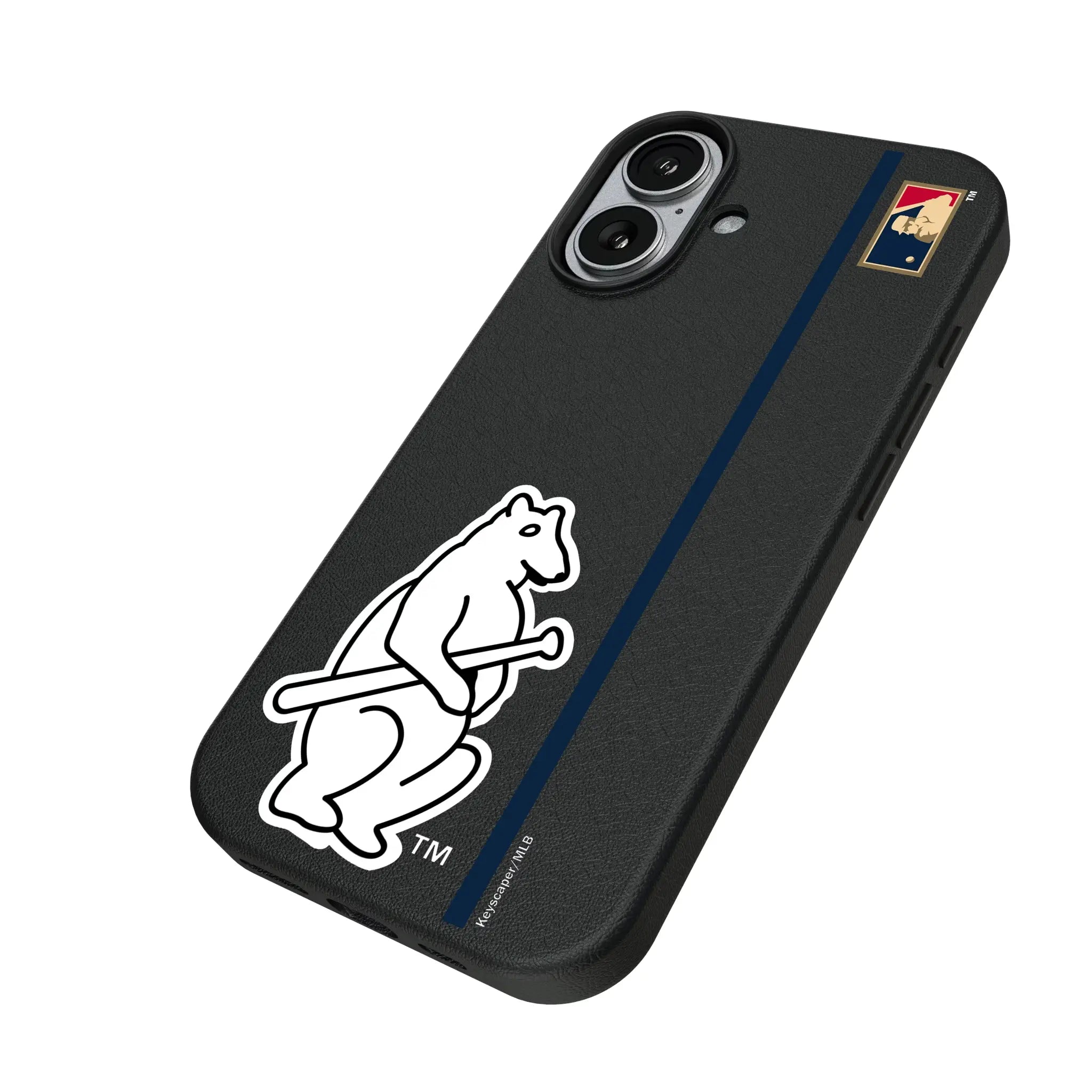 Chicago Cubs 1914 - Cooperstown Collection Sidebar iPhone MagSafe Compatible Phone Case for Apple iPhone - Isometric View#Device_iPhone 17