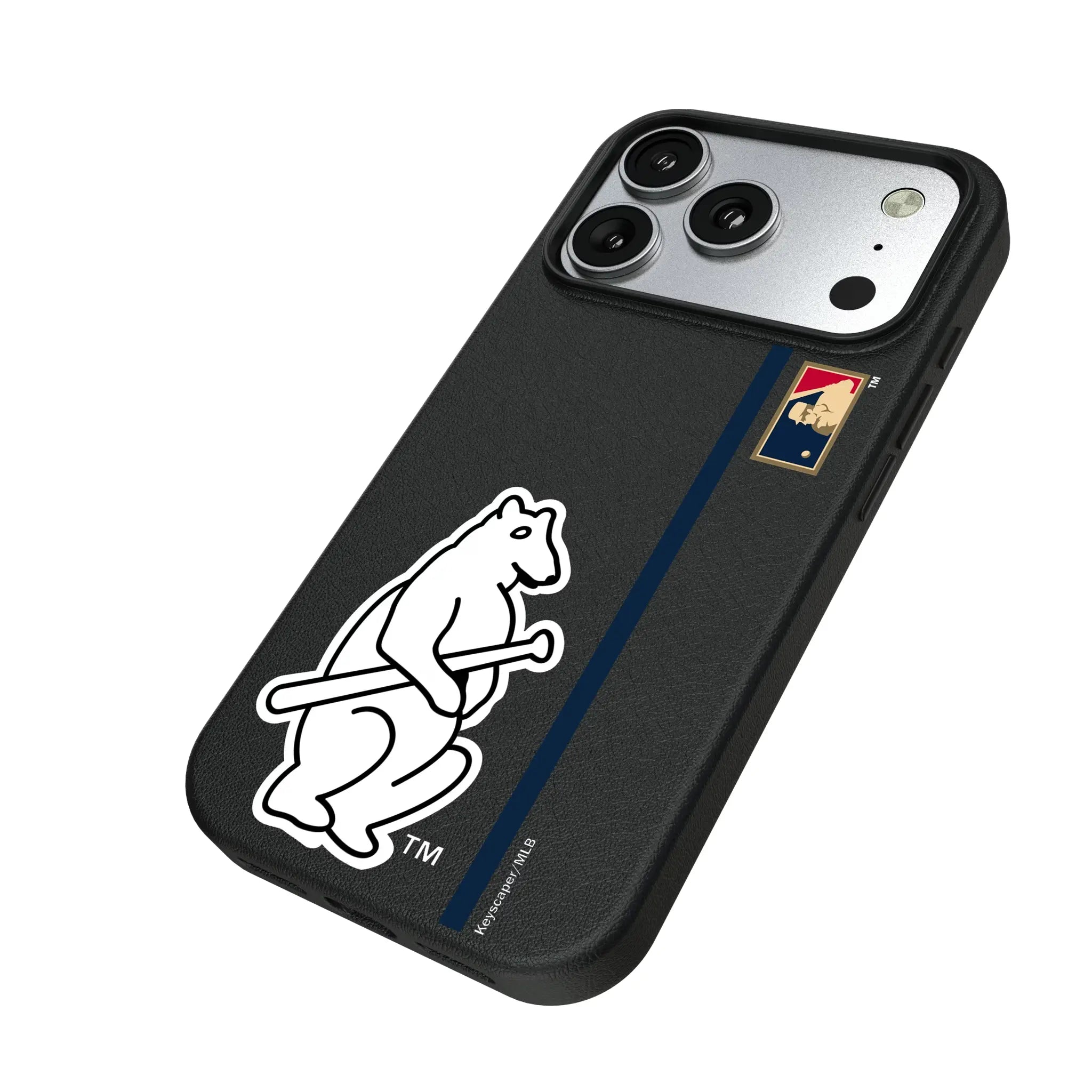 Chicago Cubs 1914 - Cooperstown Collection Sidebar iPhone MagSafe Compatible Phone Case for Apple iPhone - Isometric View#Device_iPhone 17 Pro