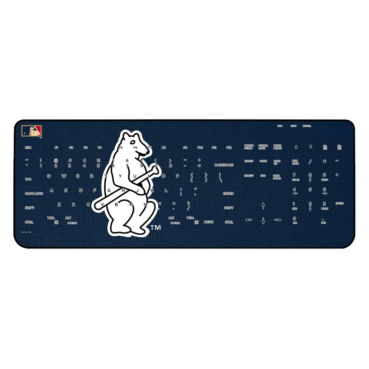 Chicago Cubs 1914 - Cooperstown Collection Solid Wireless USB Keyboard