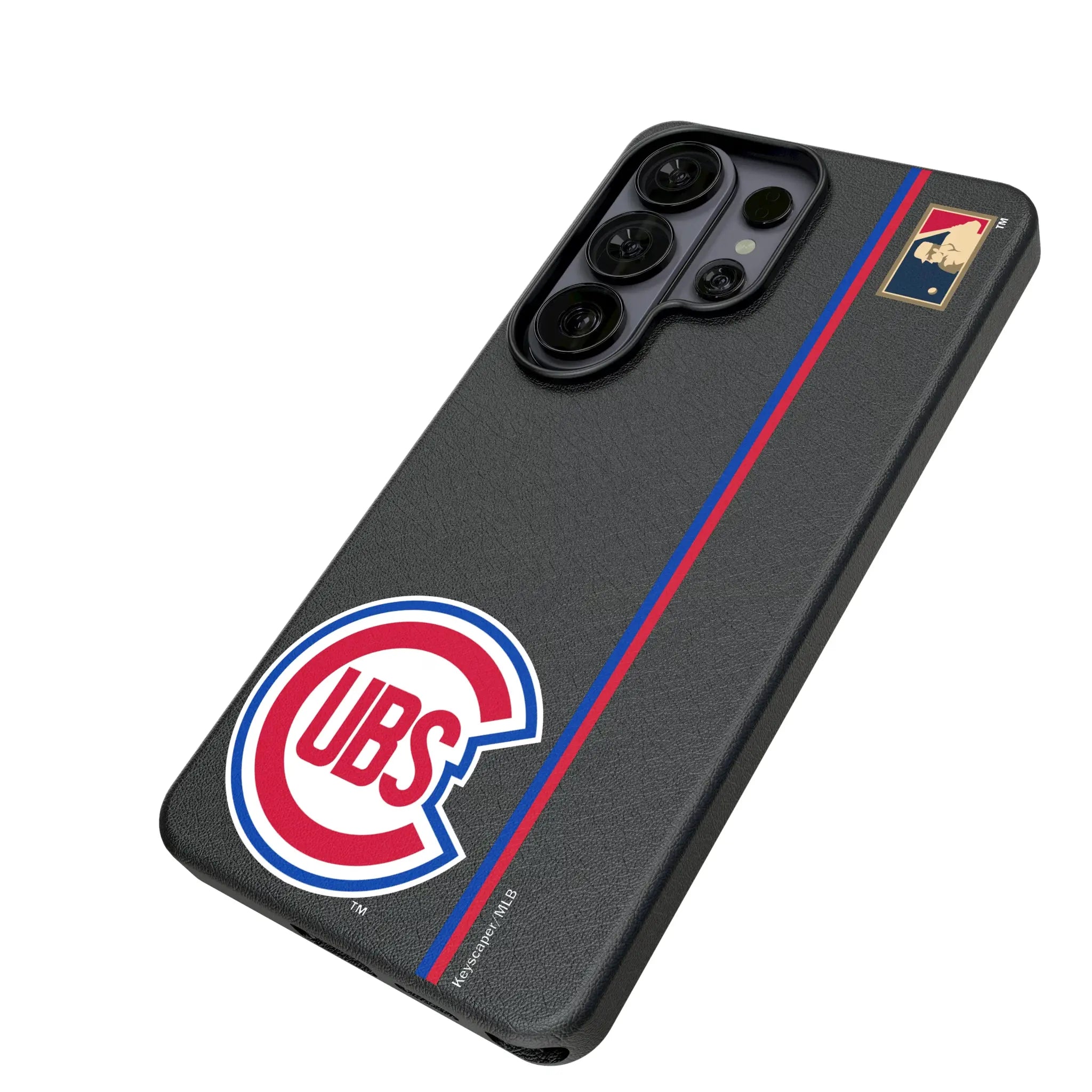 Chicago Cubs 1948-1956 - Cooperstown Collection Sidebar Galaxy MagSafe Compatible Phone Case for Samsung Galaxy - Isometric View#Device_Galaxy S26 Ultra