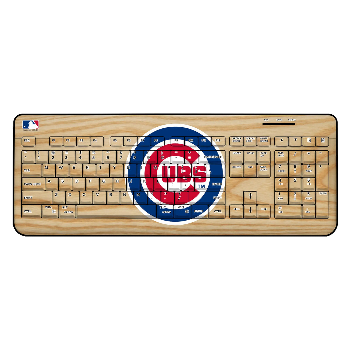 Chicago Cubs Baseball Bat Wireless USB Keyboard