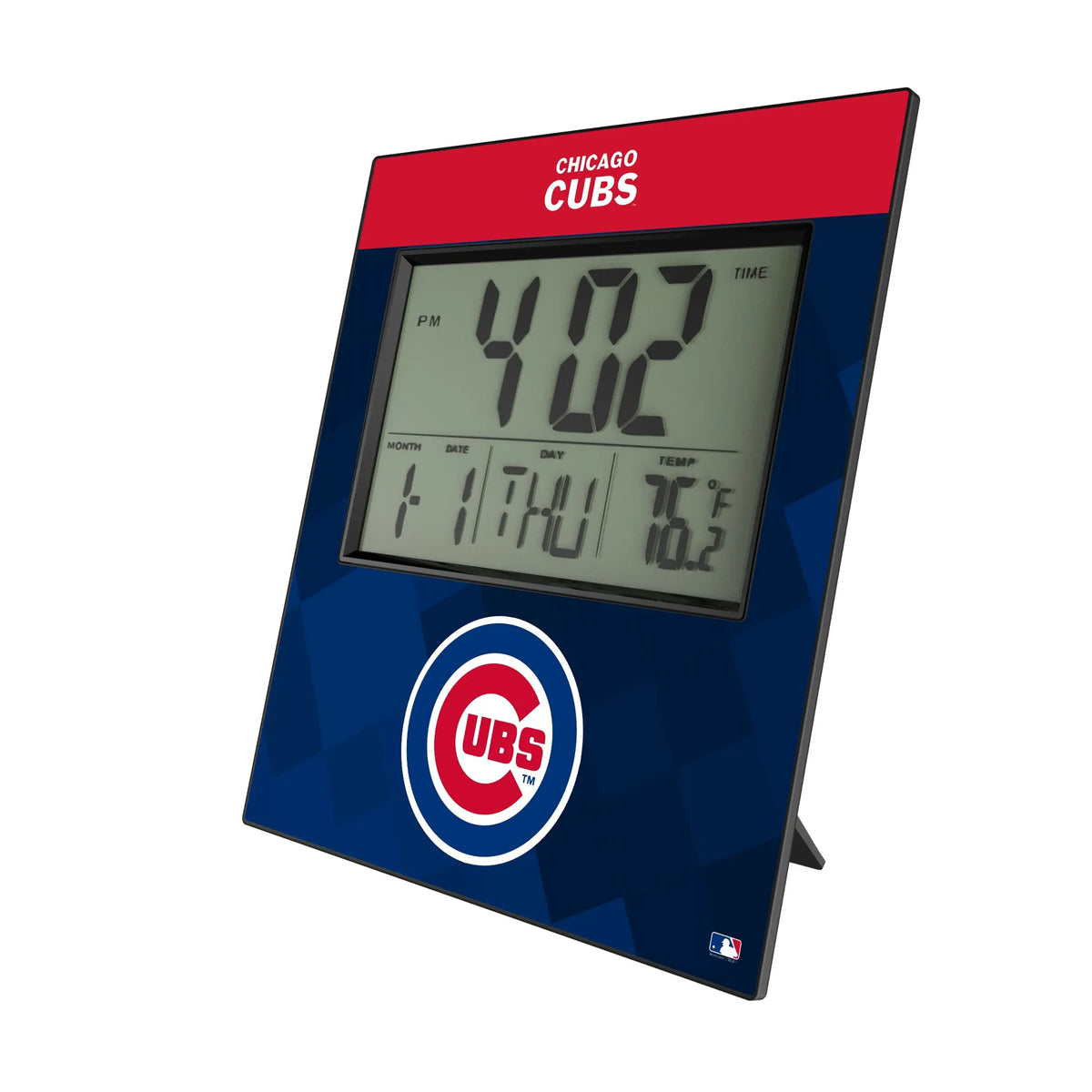Chicago Cubs Color Block Wall Clock