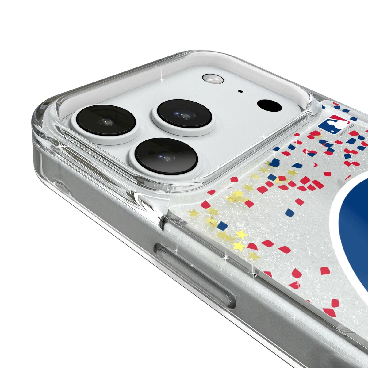 Chicago Cubs Confetti iPhone Glitter Phone Case for Apple iPhone - Detail#Device_iPhone 18 Pro