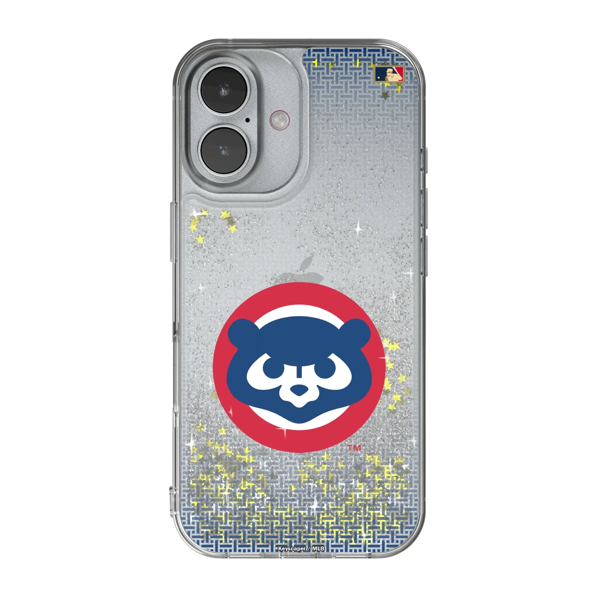 Chicago Cubs Home 1979-1993 - Cooperstown Collection Linen iPhone Glitter Phone Case for Apple iPhone