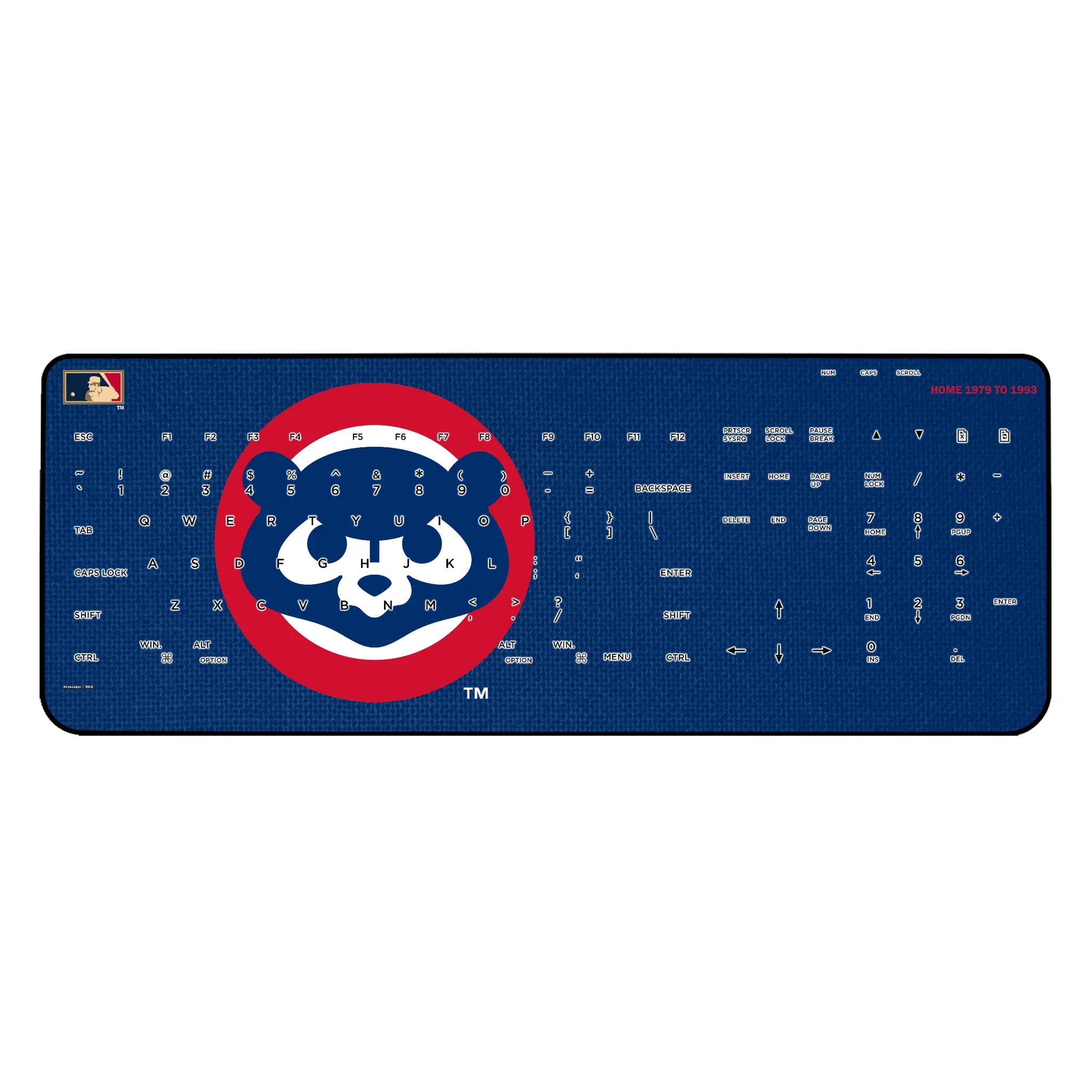 Chicago Cubs Home 1979-1993 - Cooperstown Collection Solid Wireless USB Keyboard