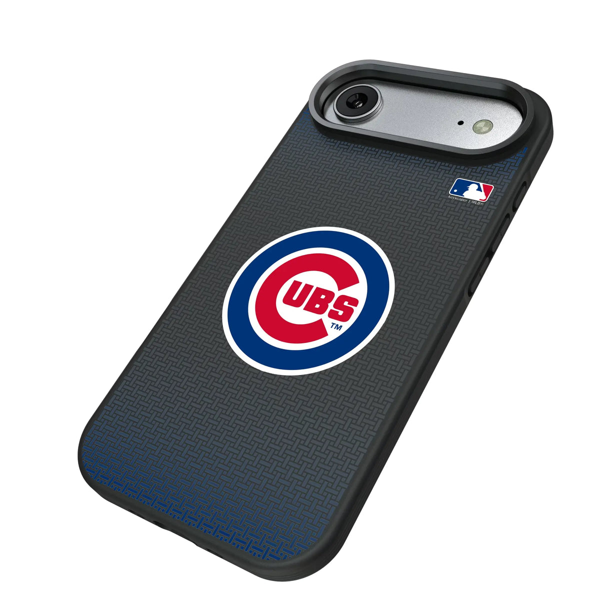 Chicago Cubs Linen iPhone Bump Phone Case for Apple iPhone - Isometric View#Device_iPhone Air