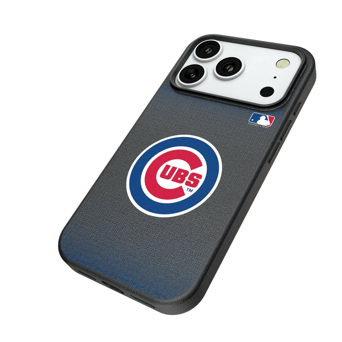 Chicago Cubs Linen iPhone MagSafe Compatible Phone Case for Apple iPhone - Isometric View#Device_iPhone 18 Pro