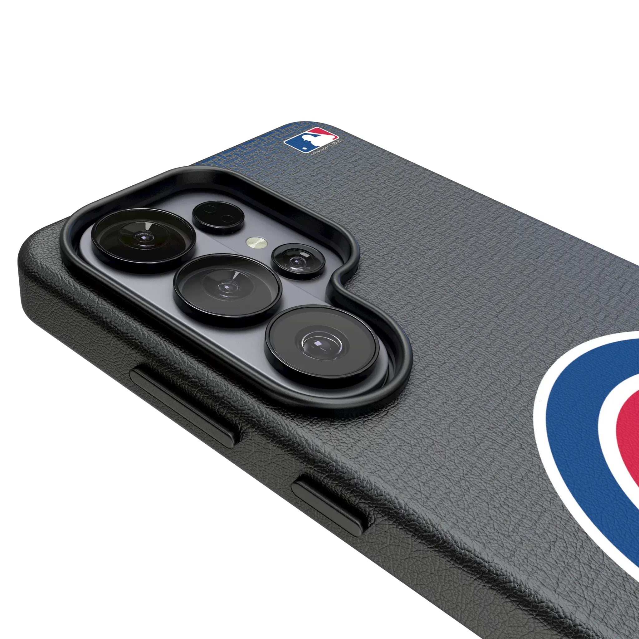 Chicago Cubs Linen Galaxy MagSafe Compatible Phone Case for Samsung Galaxy - Detail#Device_Galaxy S26 Ultra