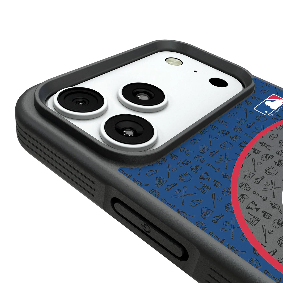 Chicago Cubs Personalized Circle iPhone Bump Phone Case for Apple iPhone - Detail#Device_iPhone 18 Pro Max