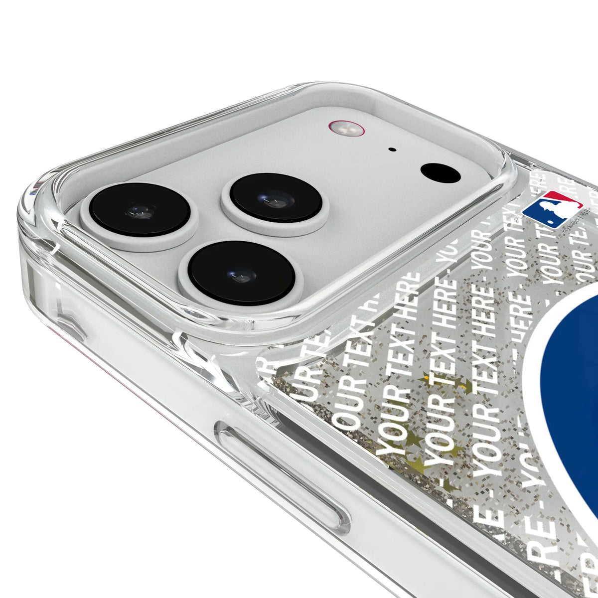 Chicago Cubs Personalized EndZone Plus iPhone Glitter Phone Case for Apple iPhone - Detail#Device_iPhone 18 Pro Max