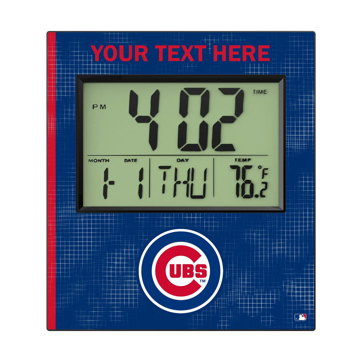 Chicago Cubs Personalized Hatch Wall Clock
