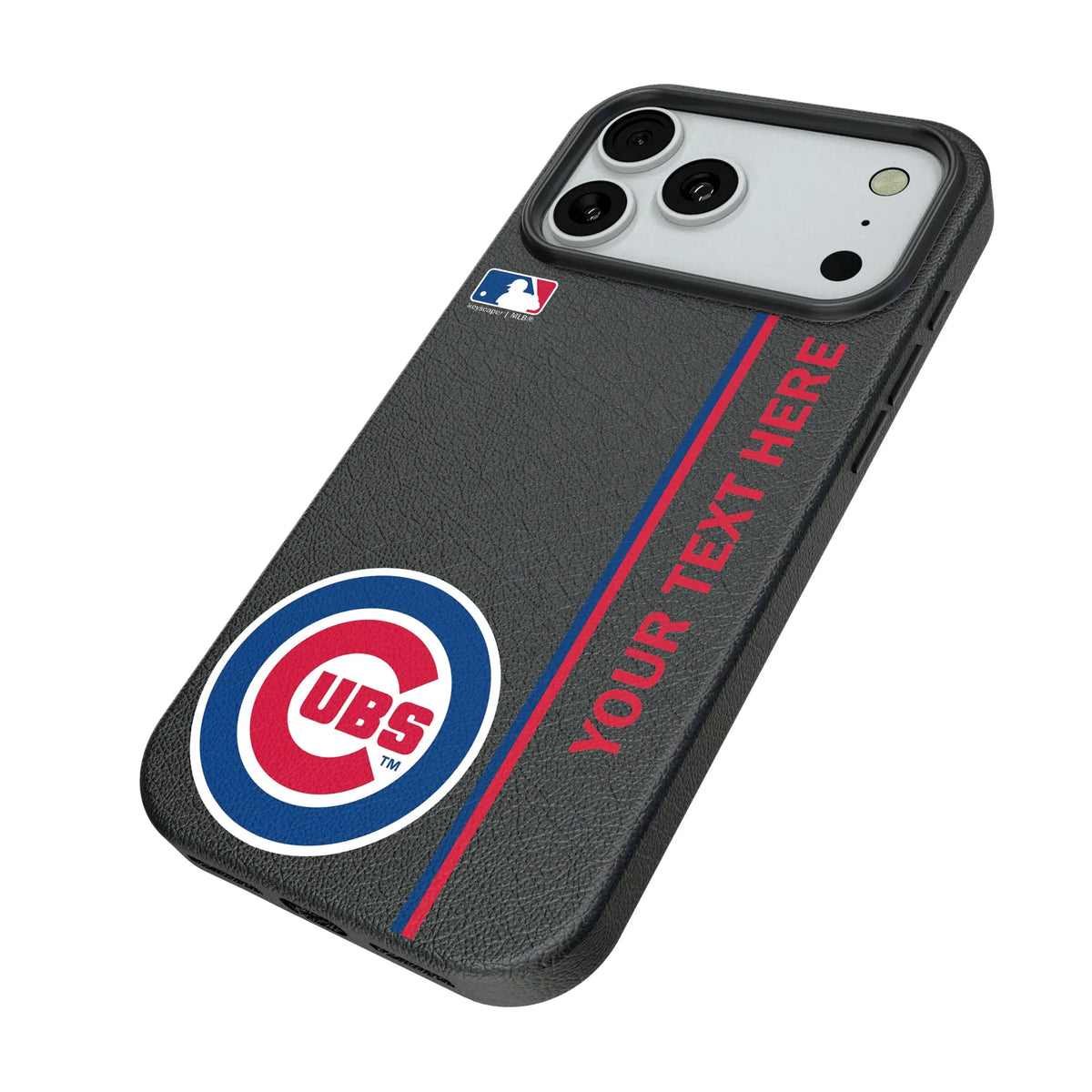 Chicago Cubs Personalized Sidebard iPhone MagSafe Compatible Phone Case for Apple iPhone - Isometric View#Device_iPhone 18 Pro Max