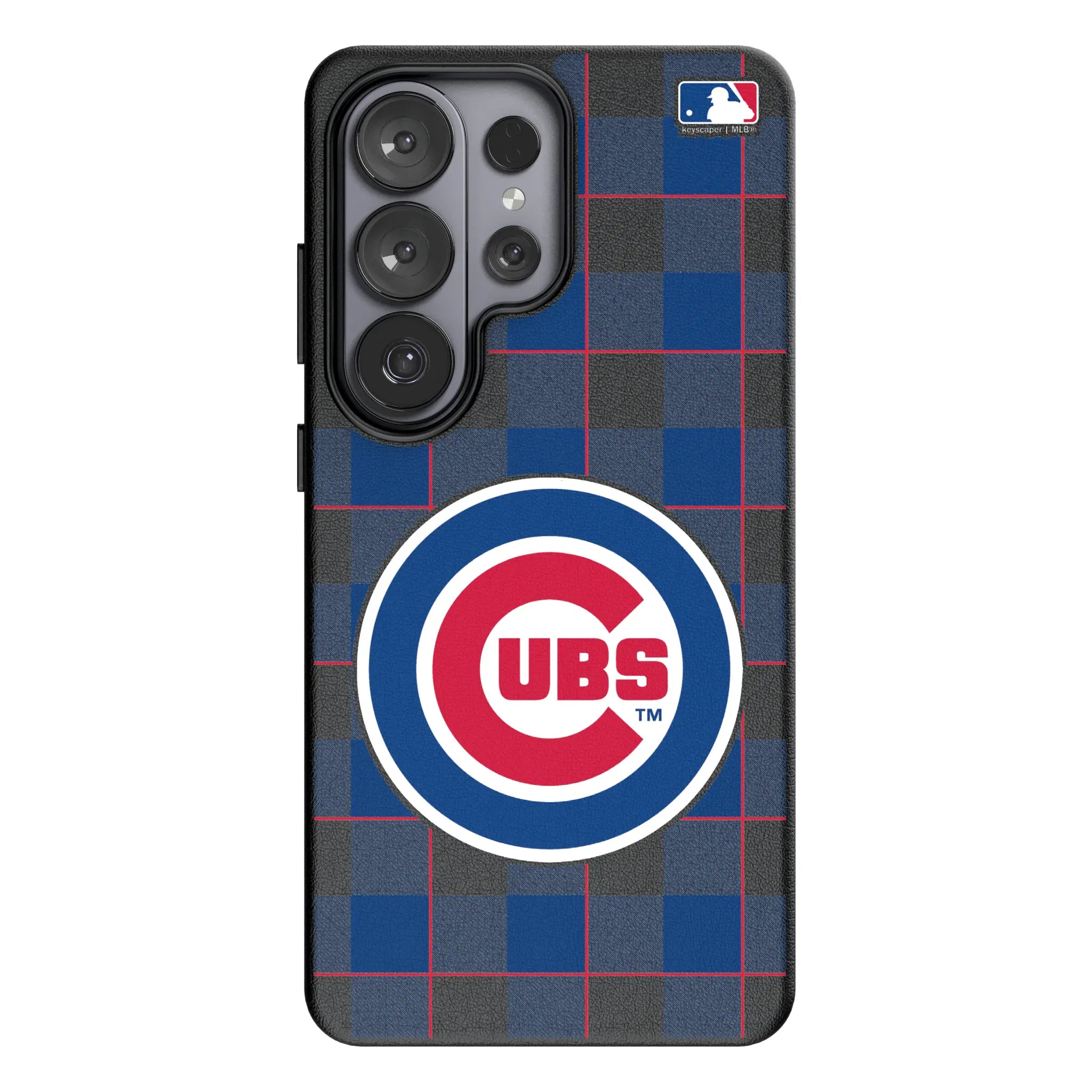 Chicago Cubs Plaid Galaxy MagSafe Compatible Phone Case for Samsung Galaxy#Device_Galaxy S26 Ultra