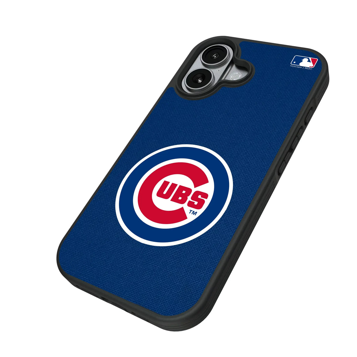 Chicago Cubs Solid iPhone Bump Phone Case for Apple iPhone - Isometric View#Device_iPhone 17