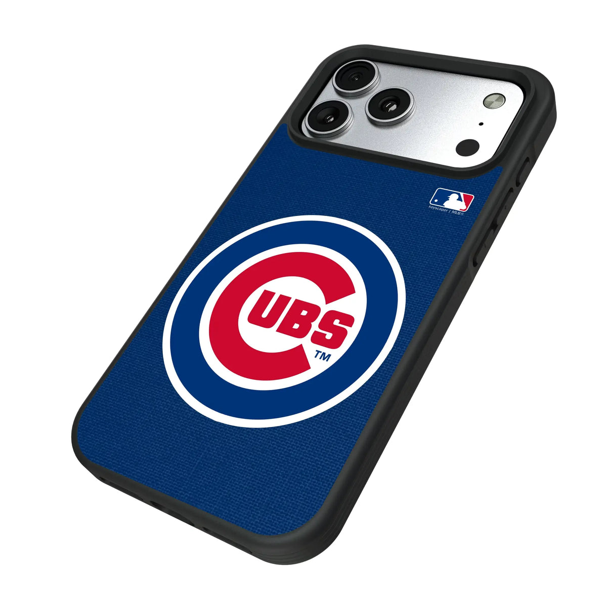 Chicago Cubs Solid iPhone Bump Phone Case for Apple iPhone - Isometric View#Device_iPhone 17 Pro Max