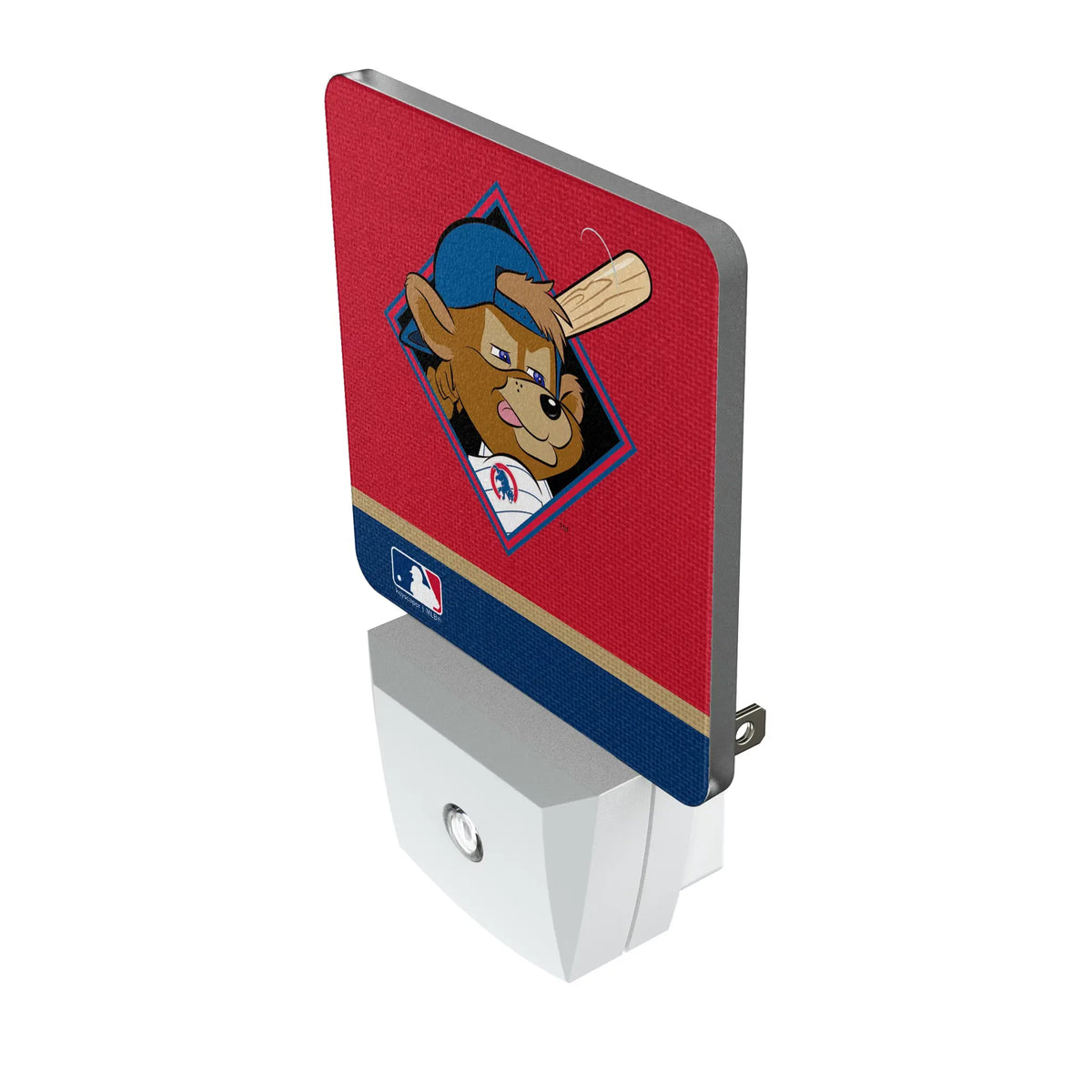 Chicago Cubs Stripe Night Light 2-Pack - Isometric View