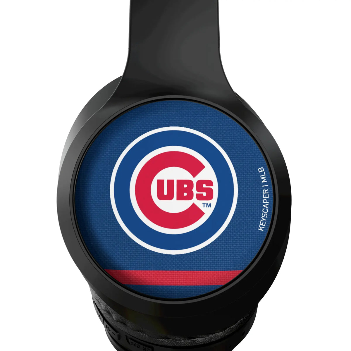 Chicago Cubs Stripe Wireless Over-Ear Headphones With Case - Detail
