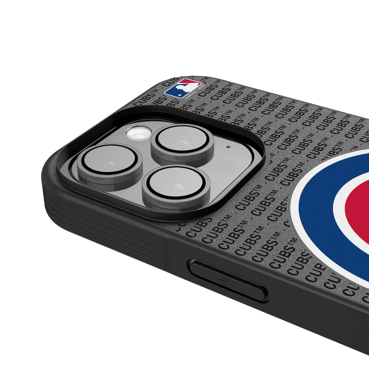 Chicago Cubs Text Backdrop iPhone Bump Phone Case for Apple iPhone - Detail