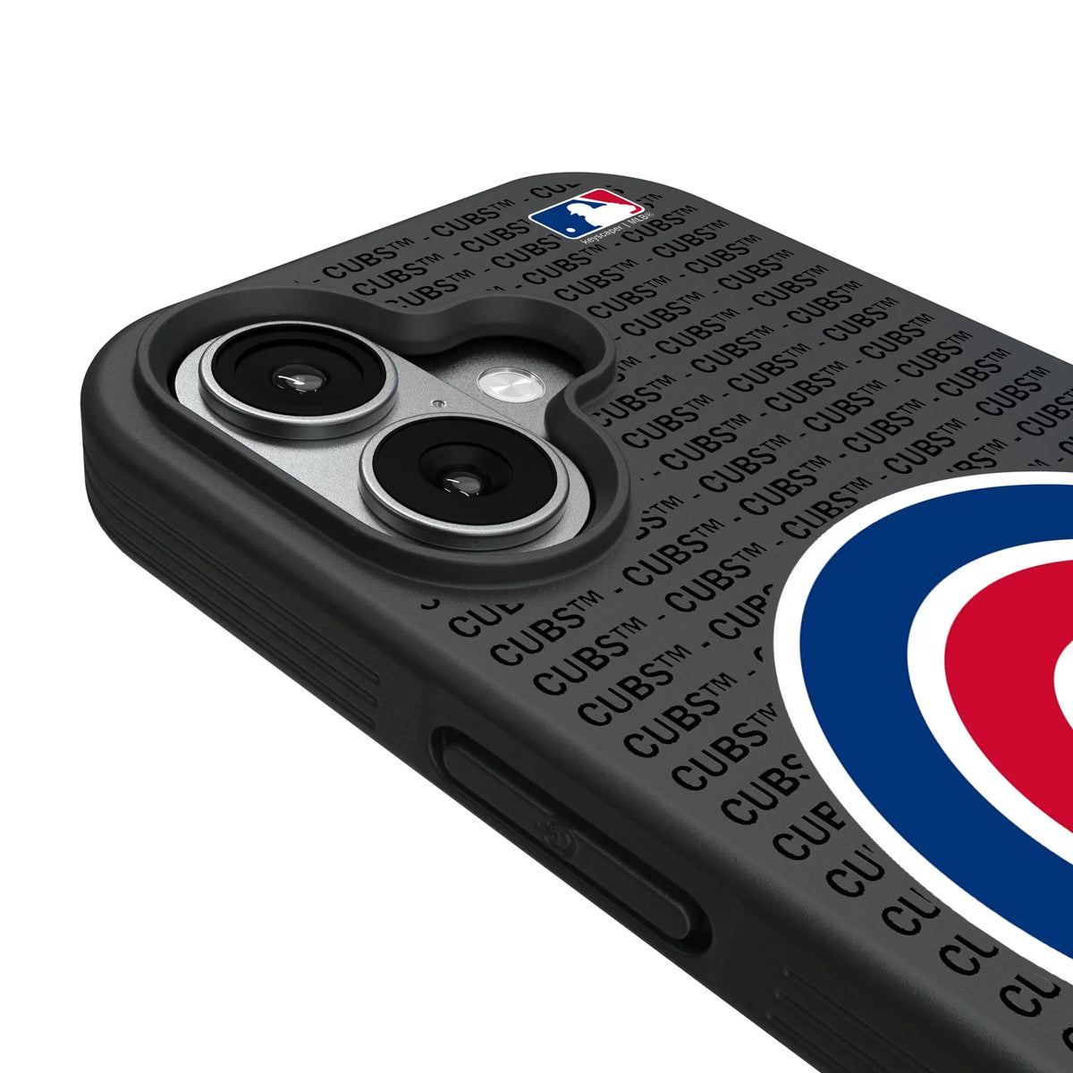 Chicago Cubs Text Backdrop iPhone Bump Phone Case for Apple iPhone - Detail#Device_iPhone 17
