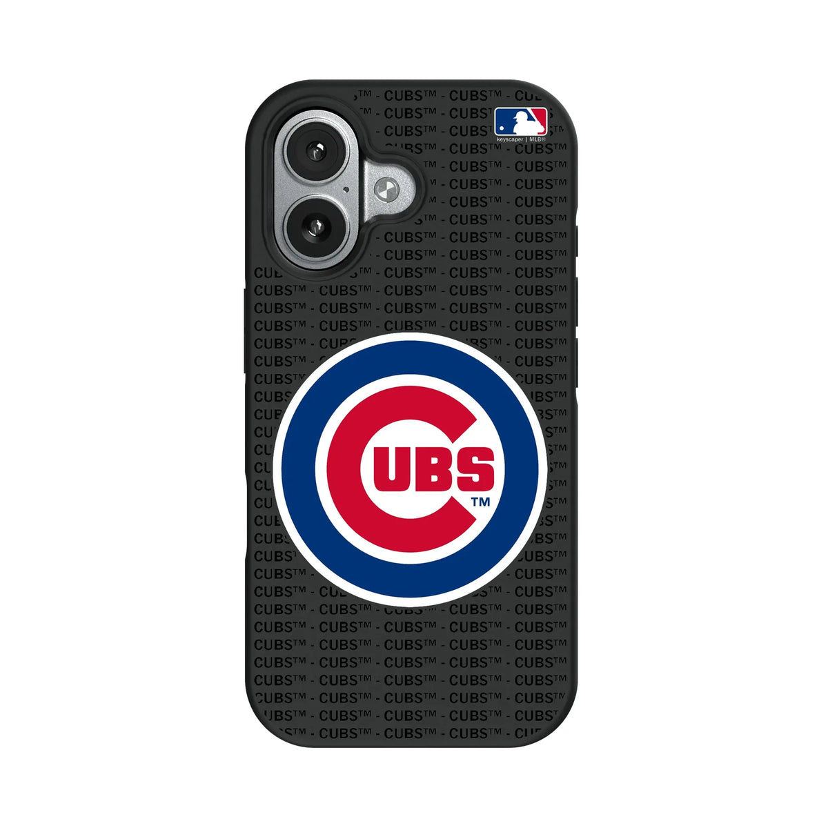 Chicago Cubs Text Backdrop iPhone Bump Phone Case for Apple iPhone#Device_iPhone 17