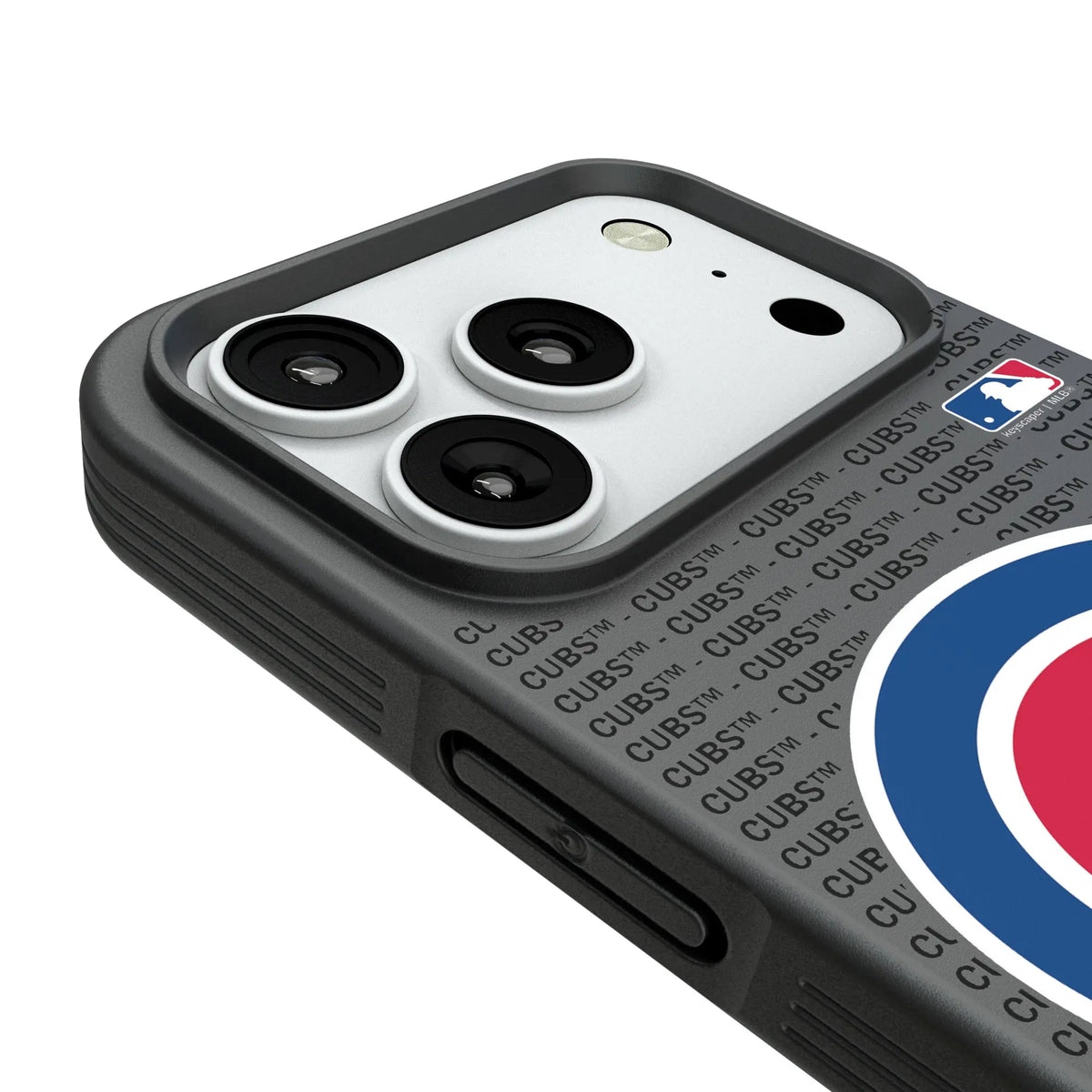 Chicago Cubs Text Backdrop iPhone Bump Phone Case for Apple iPhone - Detail#Device_iPhone 18 Pro