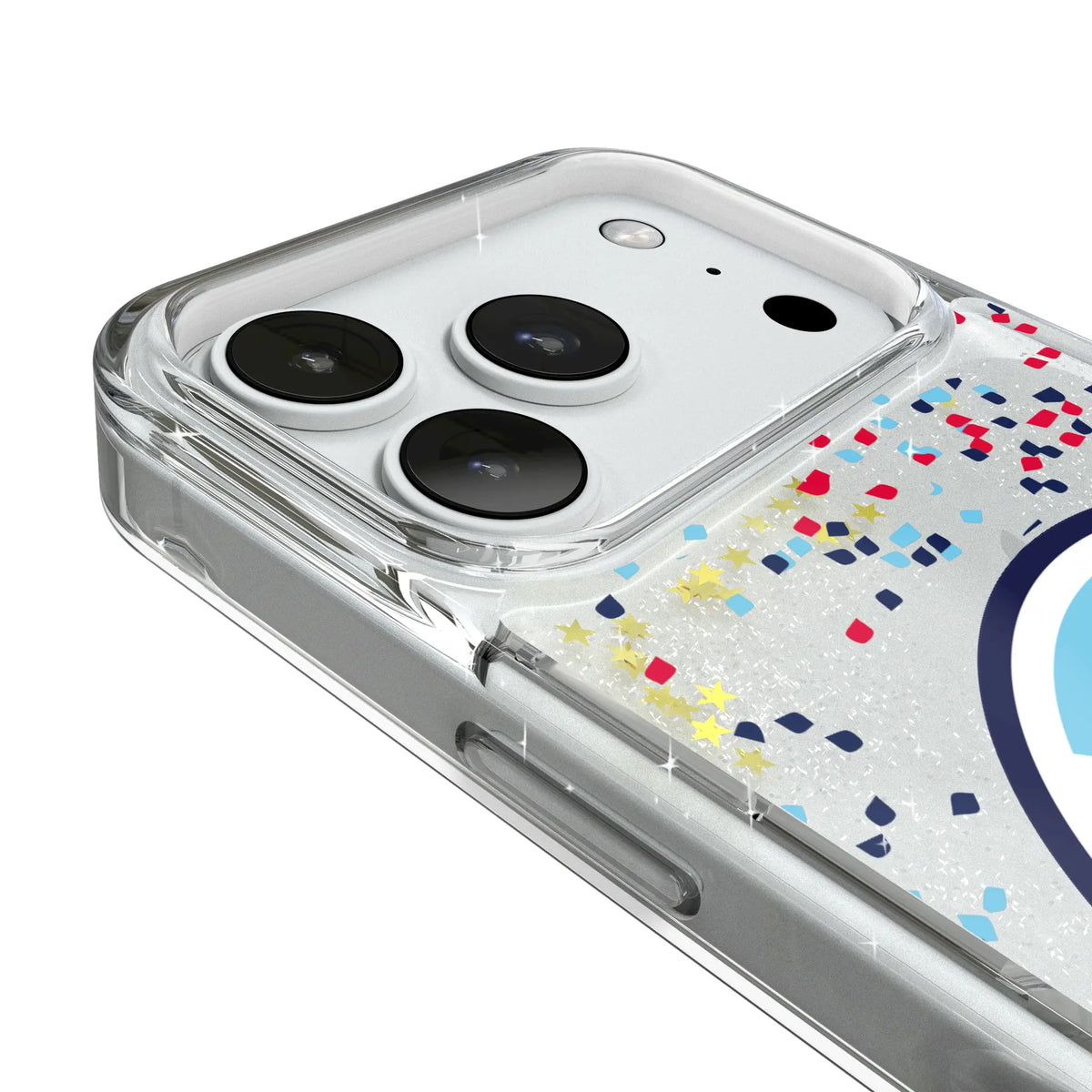 Chicago Fire Confetti iPhone Glitter Phone Case for Apple iPhone - Detail#Device_iPhone 18 Pro