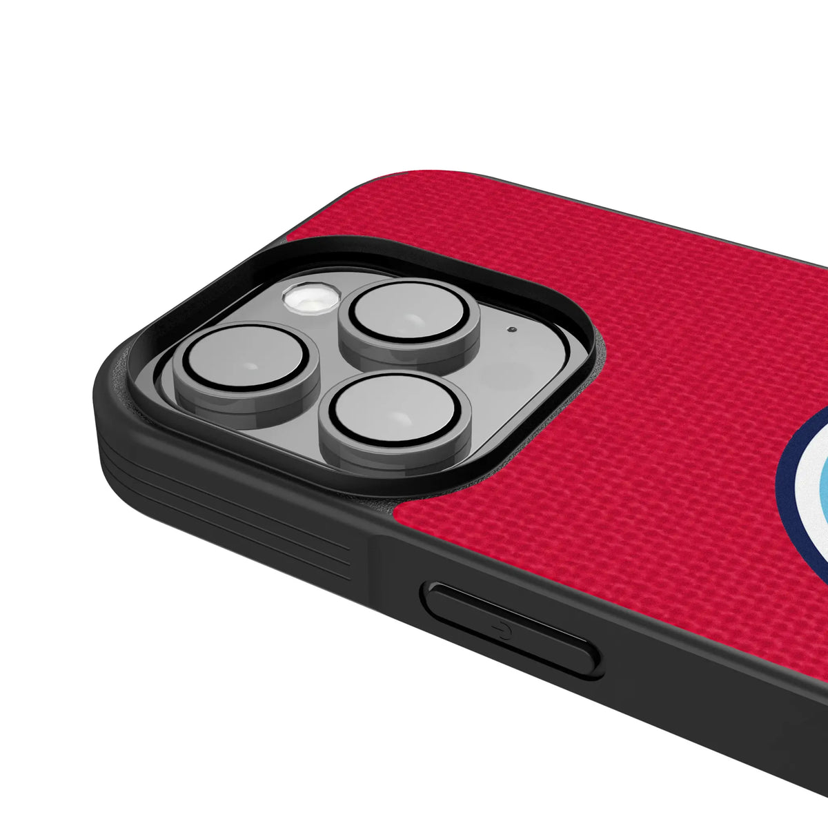 Chicago Fire Diagonal Stripe iPhone Bump Phone Case for Apple iPhone - Detail