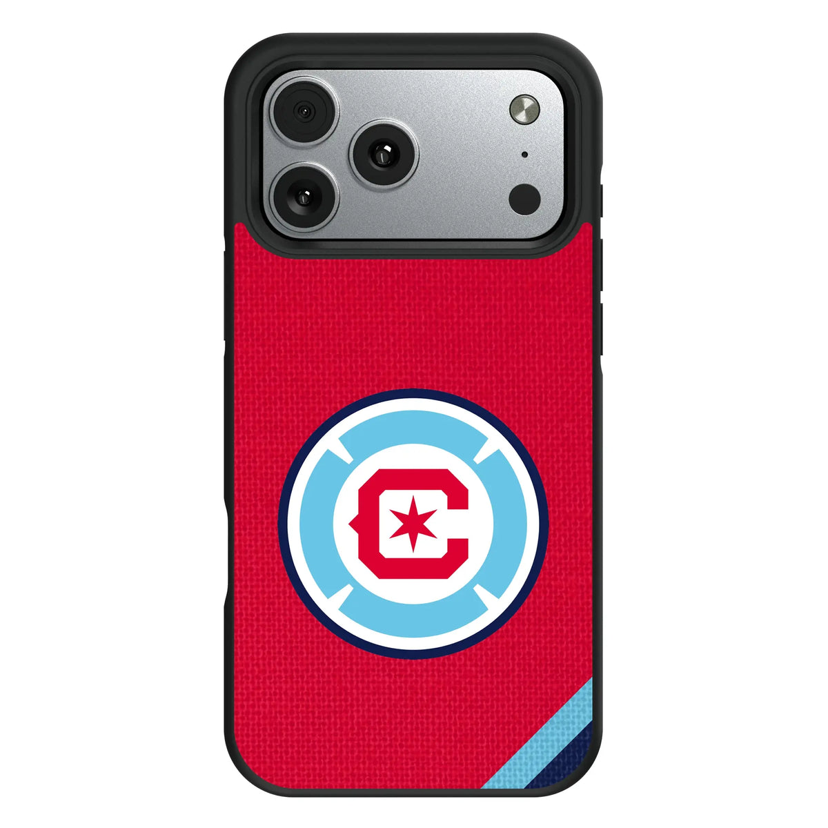 Chicago Fire Diagonal Stripe iPhone Bump Phone Case for Apple iPhone#Device_iPhone 17 Pro Max