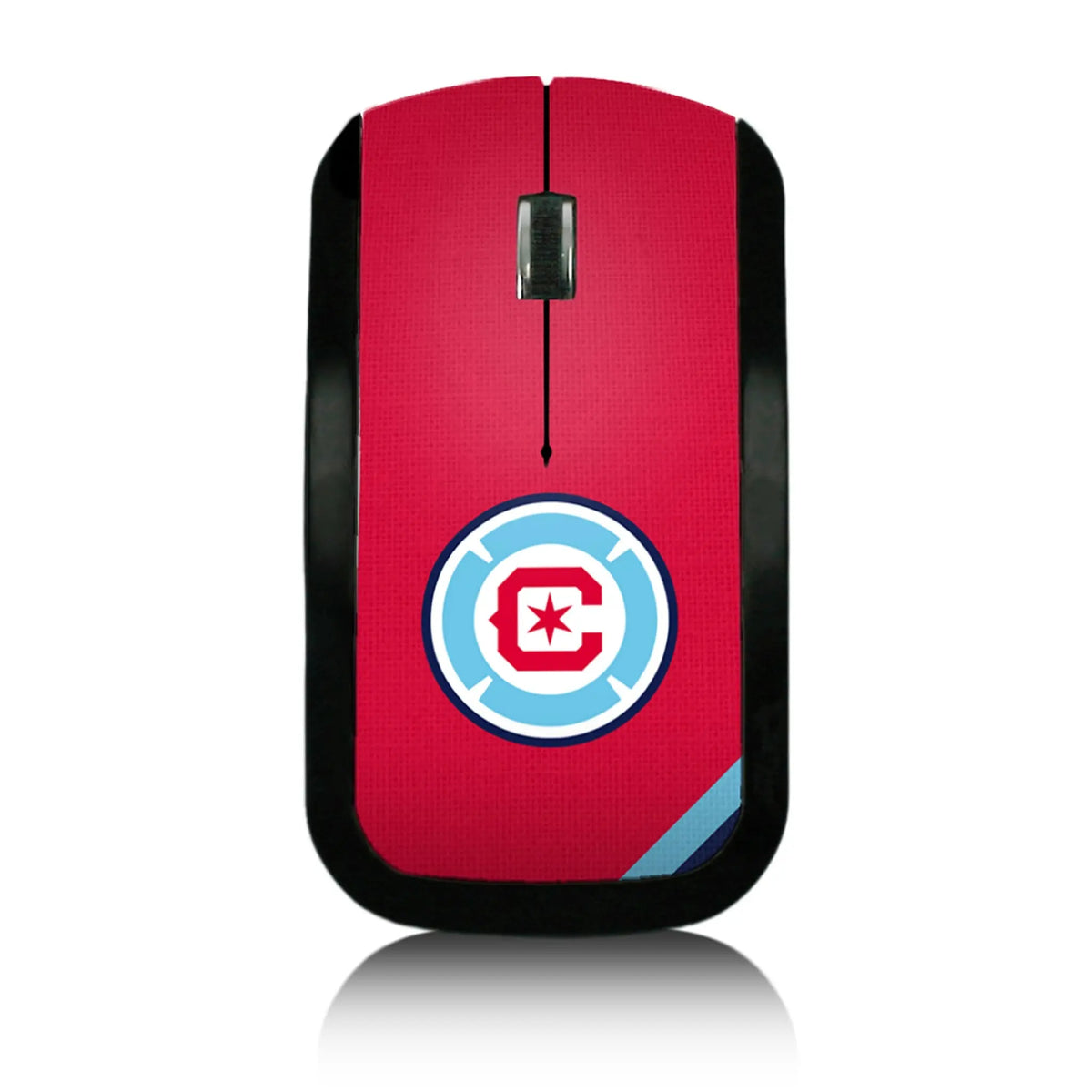 Chicago Fire Diagonal Stripe Wireless Mouse