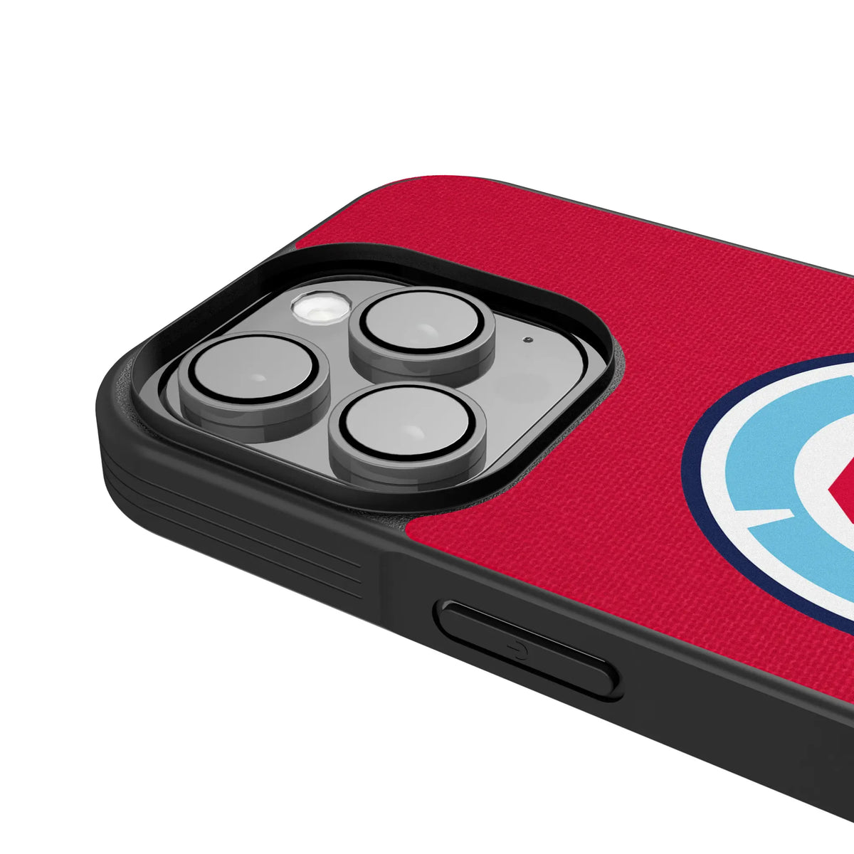 Chicago Fire Endzone Solid iPhone Bump Phone Case for Apple iPhone - Detail