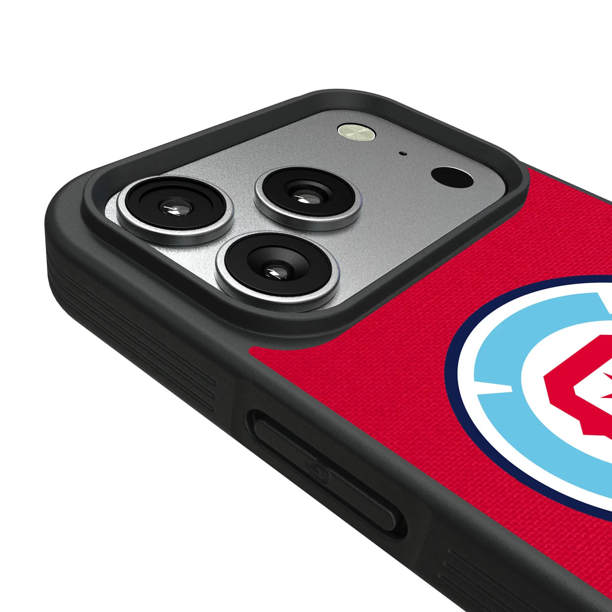 Chicago Fire Endzone Solid iPhone Bump Phone Case for Apple iPhone - Detail#Device_iPhone 17 Pro