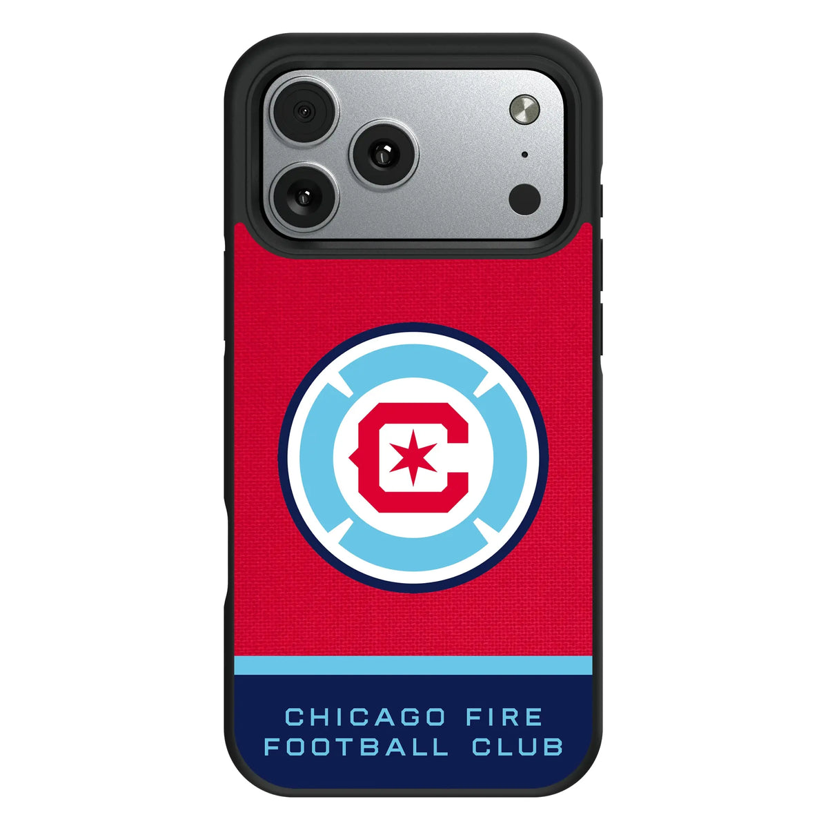 Chicago Fire Endzone Solid iPhone Bump Phone Case for Apple iPhone#Device_iPhone 17 Pro Max
