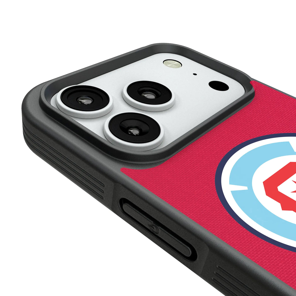Chicago Fire Endzone Solid iPhone Bump Phone Case for Apple iPhone - Detail#Device_iPhone 18 Pro