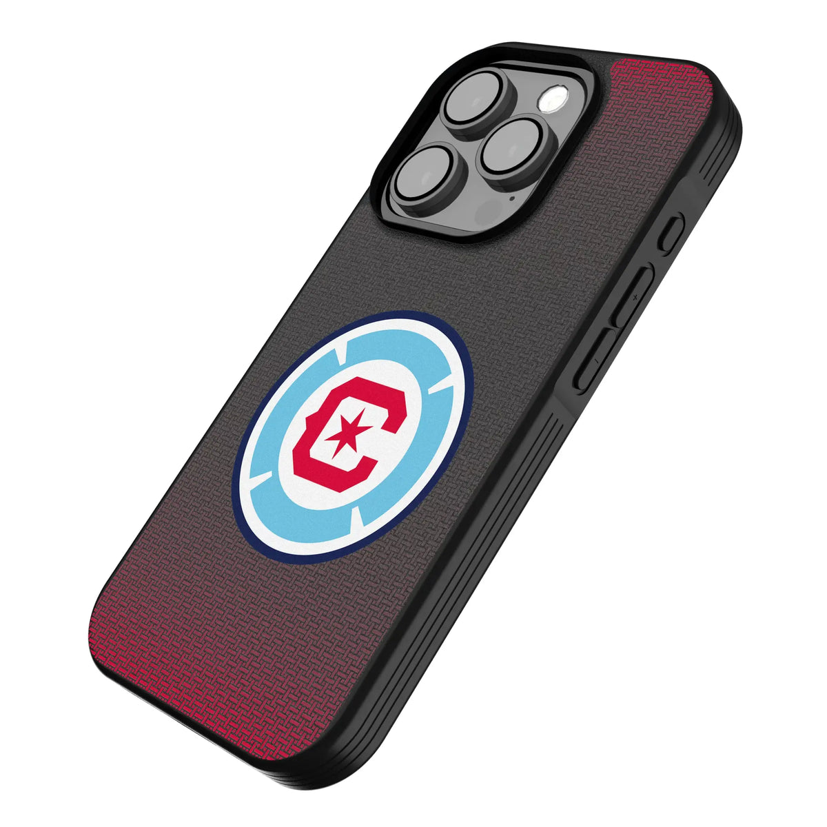Chicago Fire Linen iPhone Bump Phone Case for Apple iPhone - Isometric View
