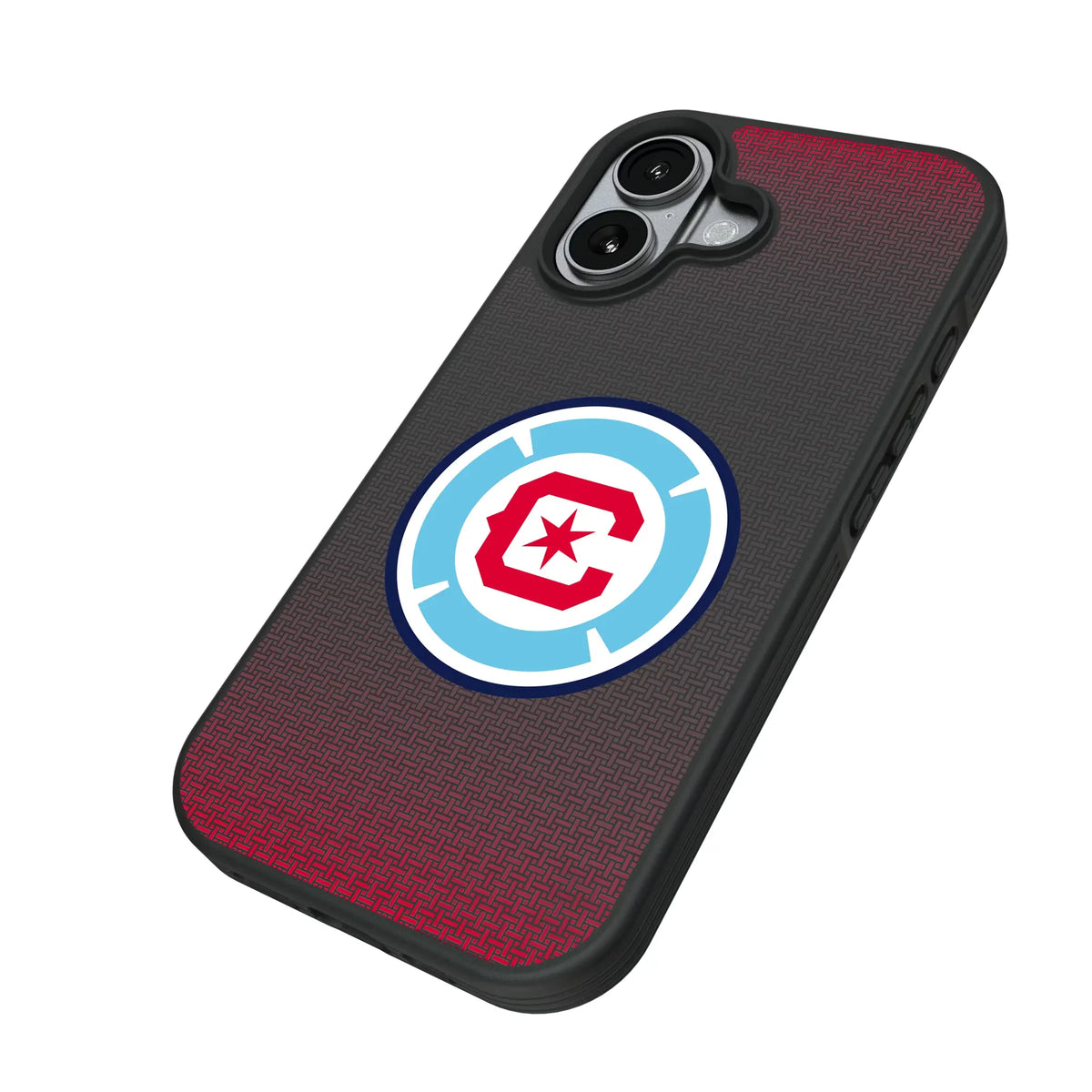 Chicago Fire Linen iPhone Bump Phone Case for Apple iPhone - Isometric View#Device_iPhone 17