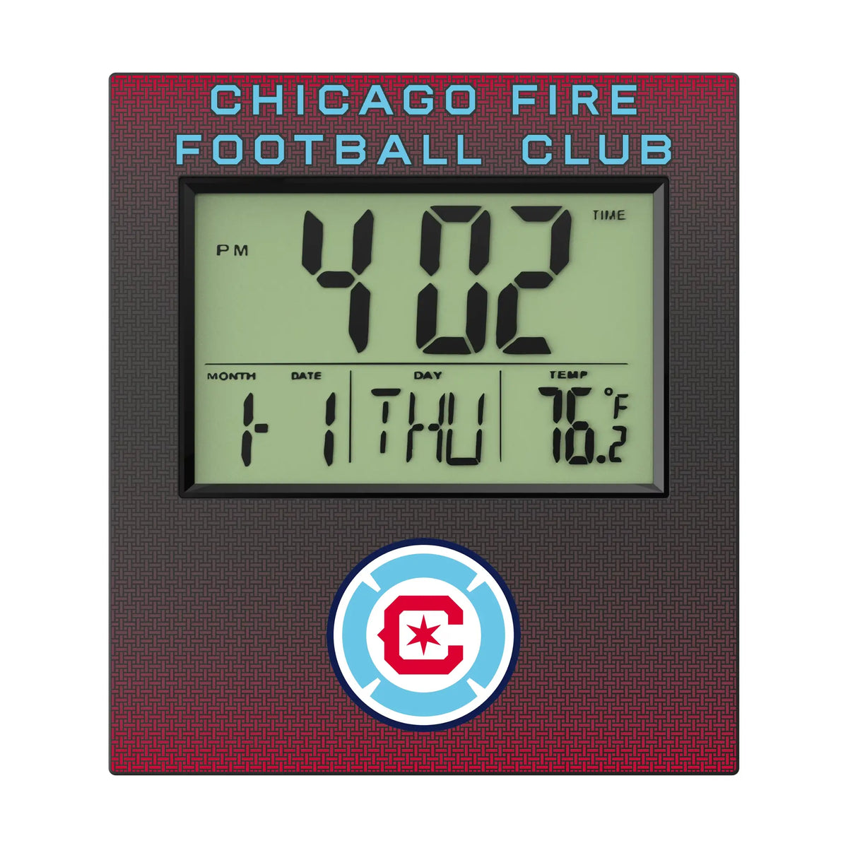 Chicago Fire Linen Wall Clock