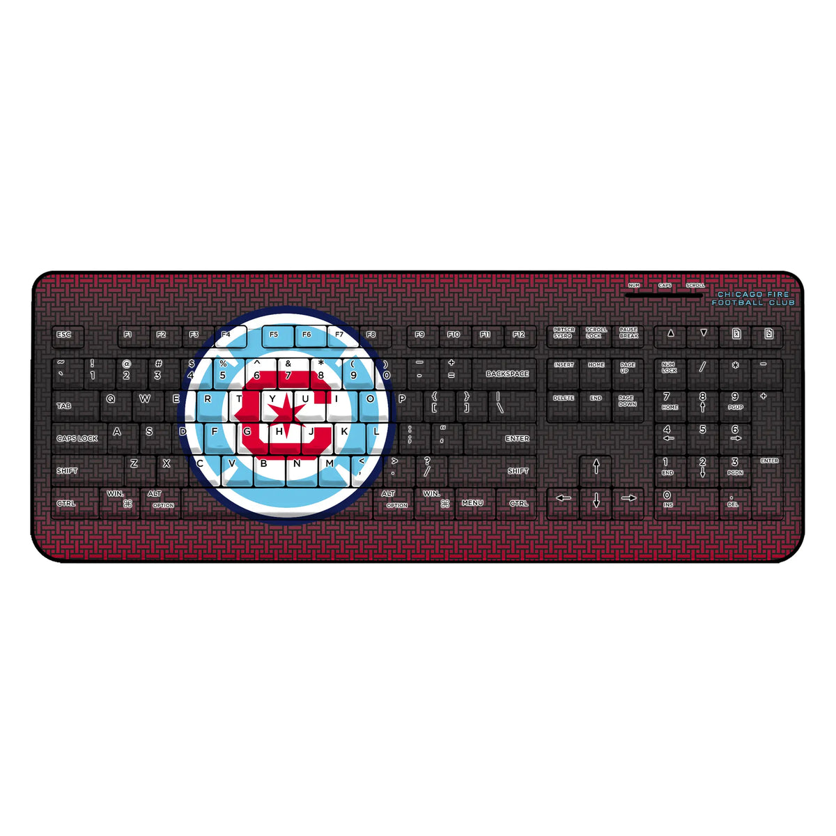 Chicago Fire Linen Wireless USB Keyboard