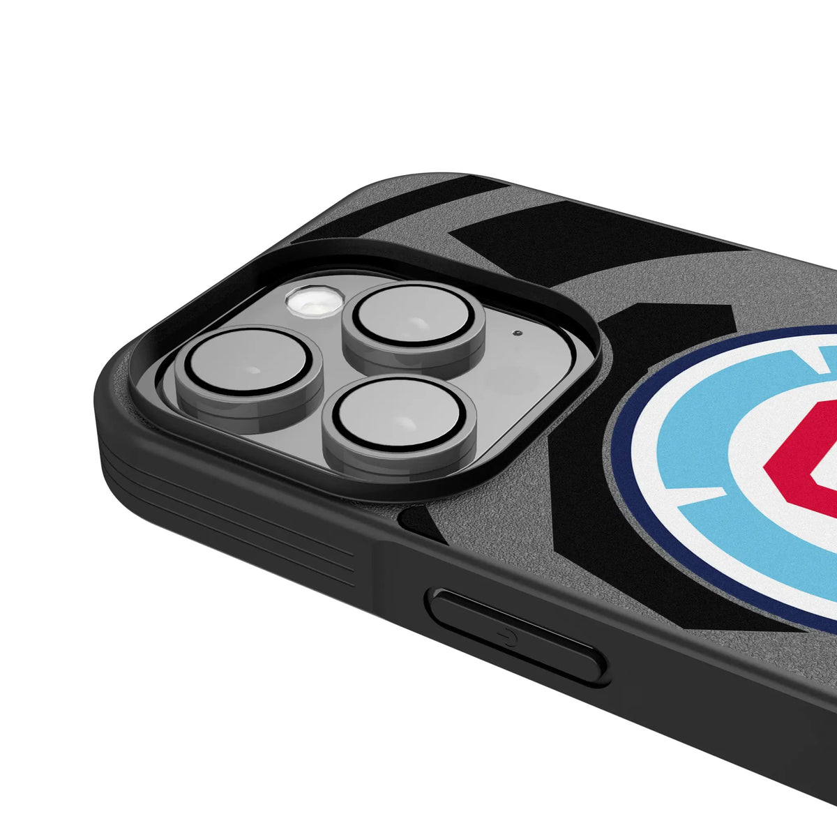 Chicago Fire Monocolor Tilt iPhone Bump Phone Case for Apple iPhone - Detail