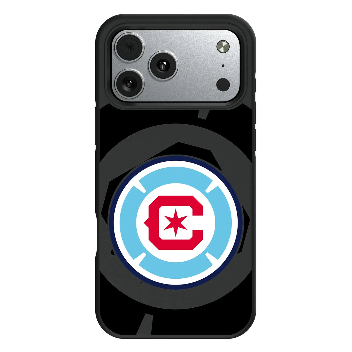 Chicago Fire Monocolor Tilt iPhone Bump Phone Case for Apple iPhone#Device_iPhone 17 Pro Max