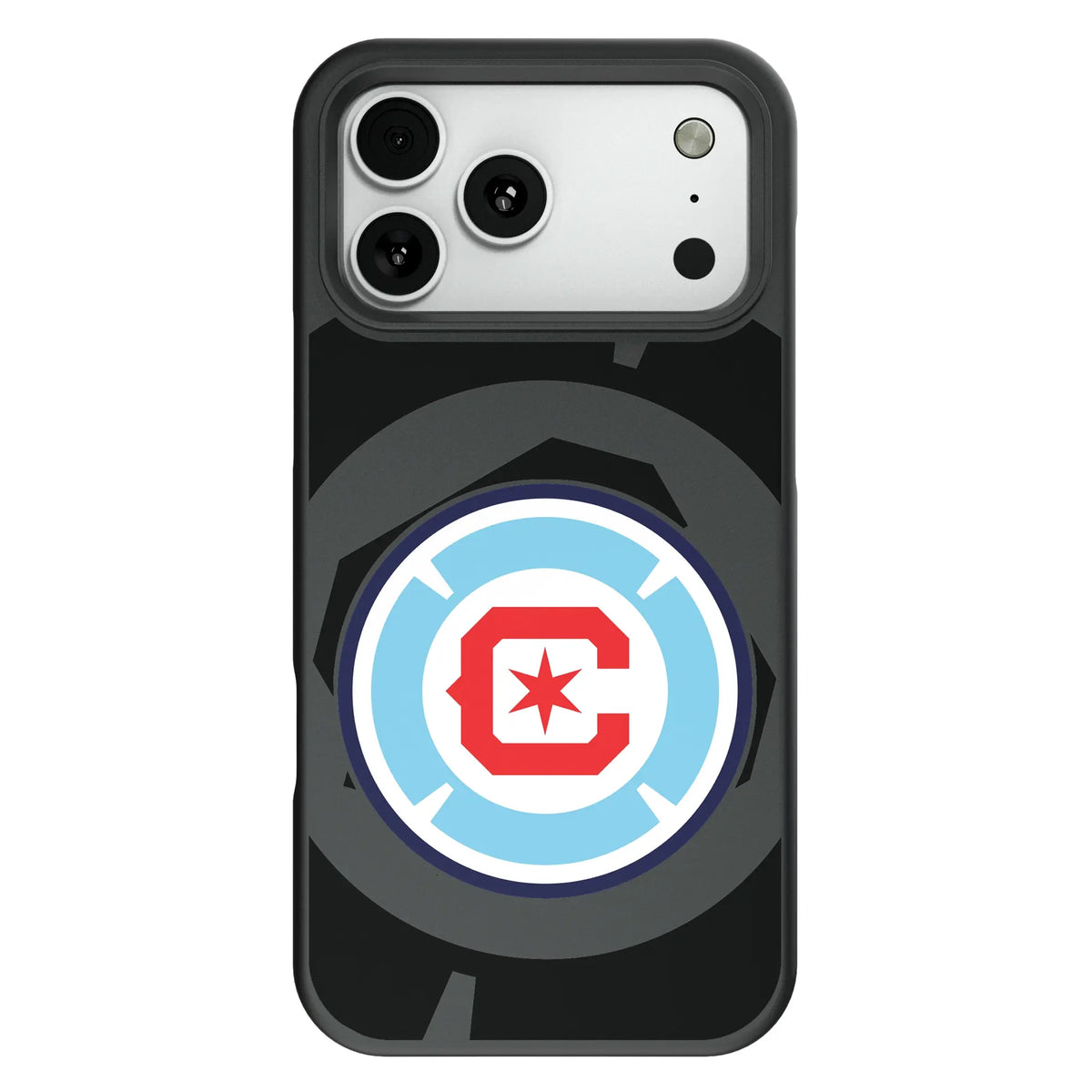 Chicago Fire Monocolor Tilt Bump Phone Case for Apple iPhone