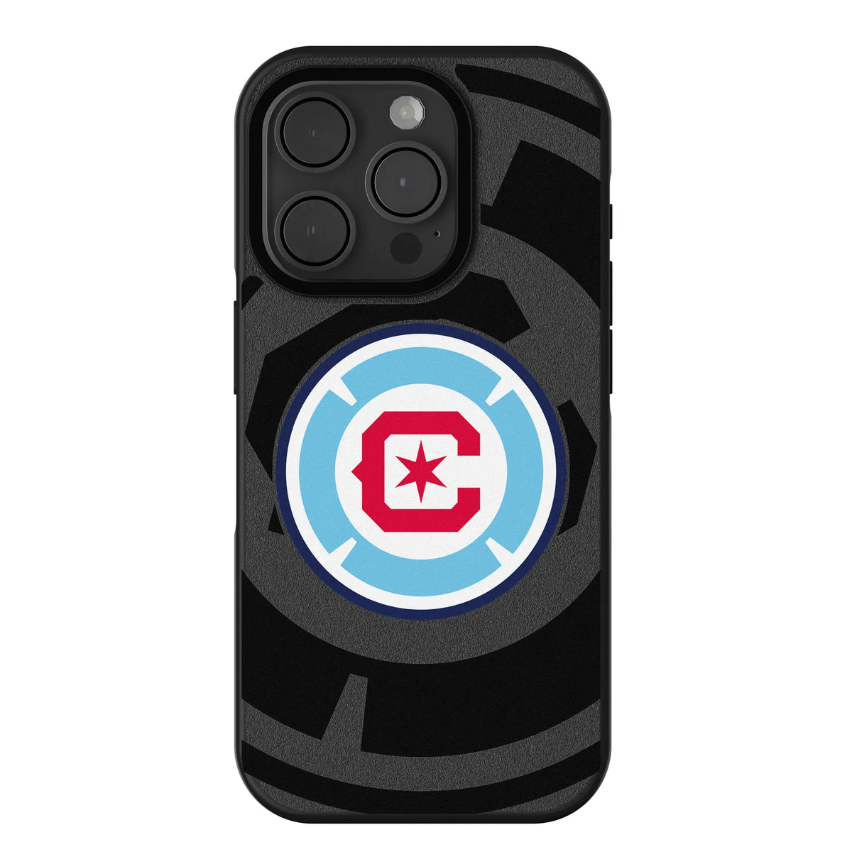 Chicago Fire Monocolor Tilt iPhone Bump Phone Case for Apple iPhone