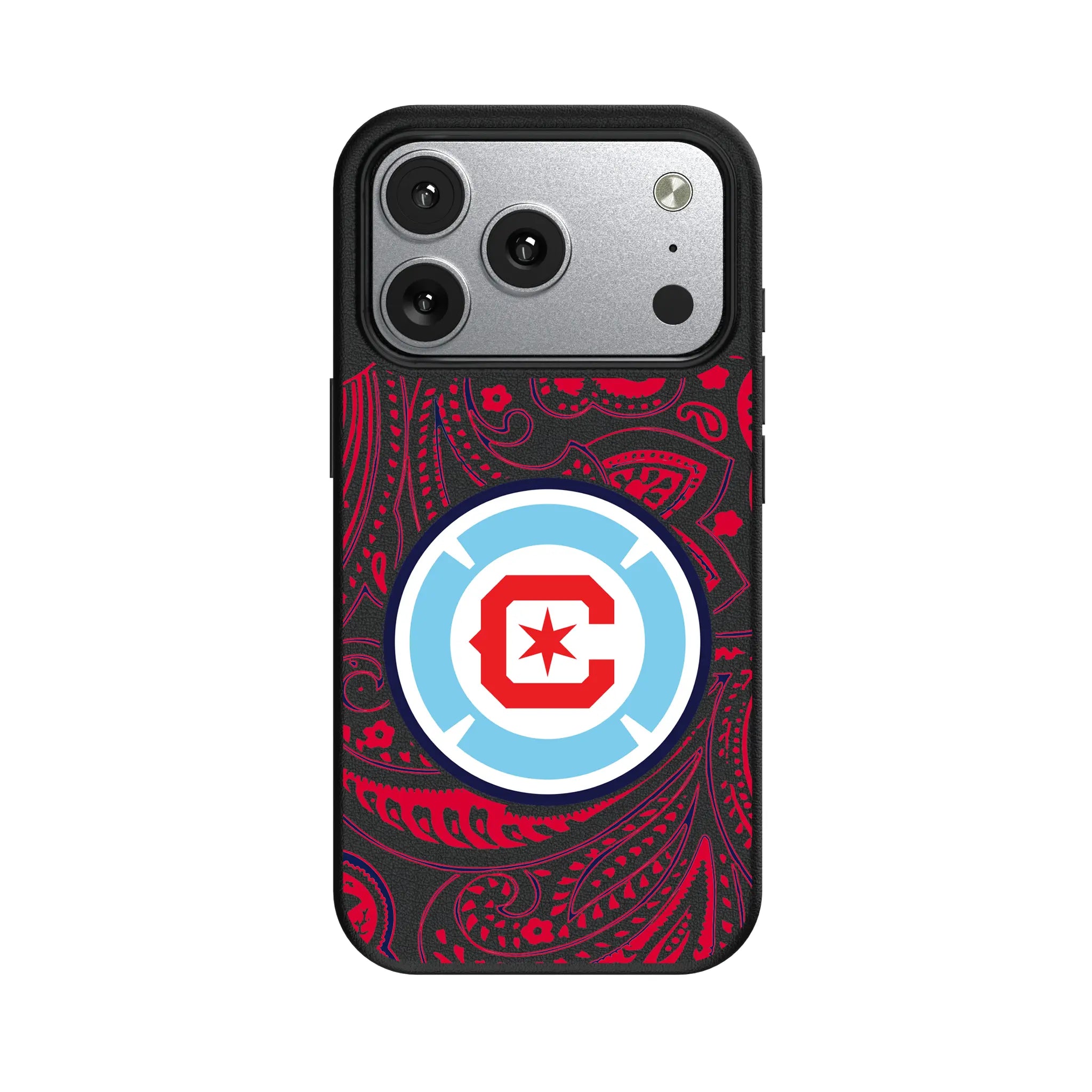 Chicago Fire Paisley iPhone MagSafe Compatible Phone Case for Apple iPhone#Device_iPhone 17 Pro