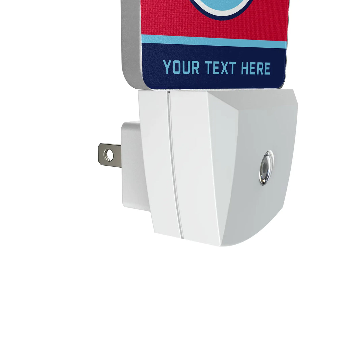 Chicago Fire Personalized Endzone Solid Night Light 2-Pack - Detail