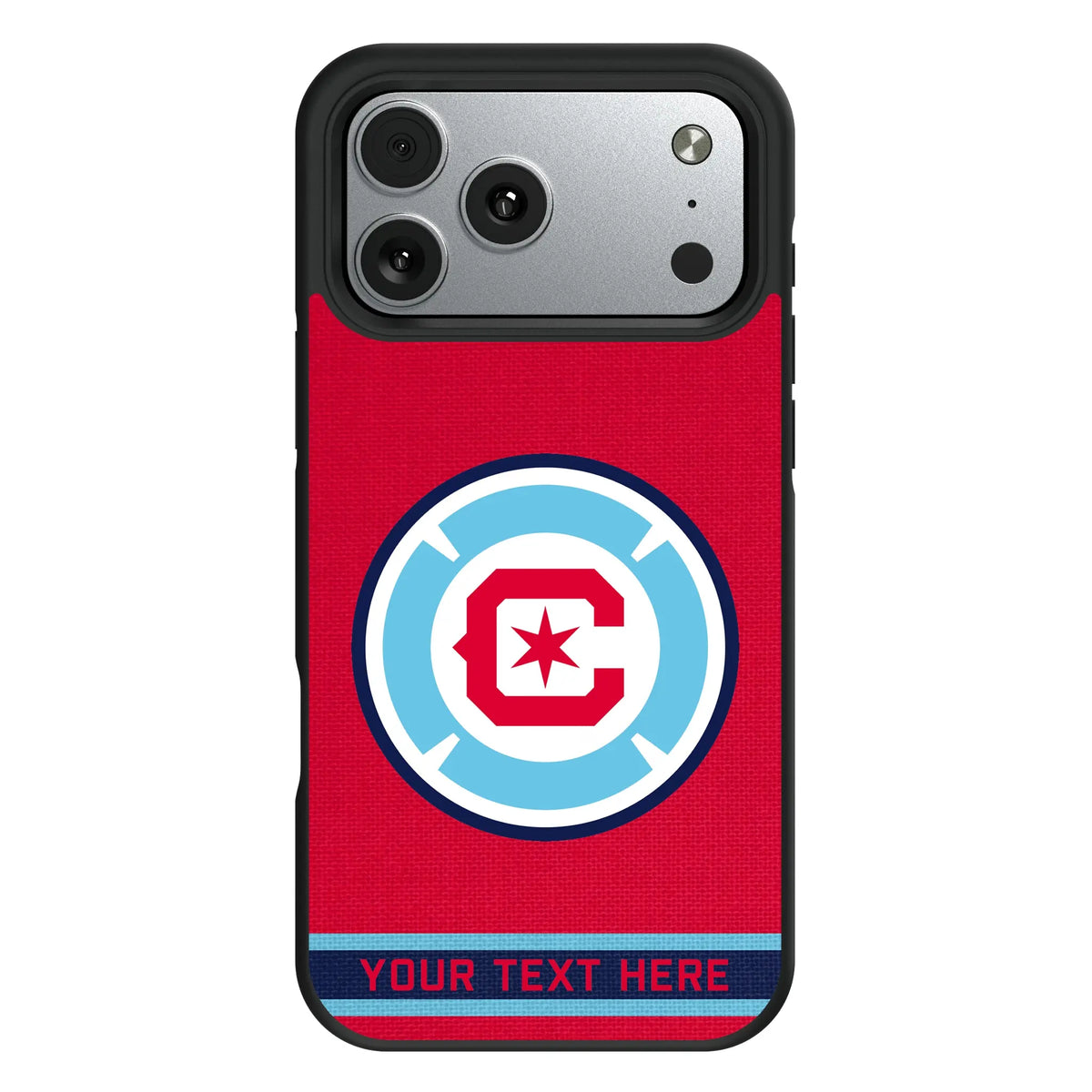 Chicago Fire Personalized Stripe iPhone Bump Phone Case for Apple iPhone#Device_iPhone 17 Pro Max