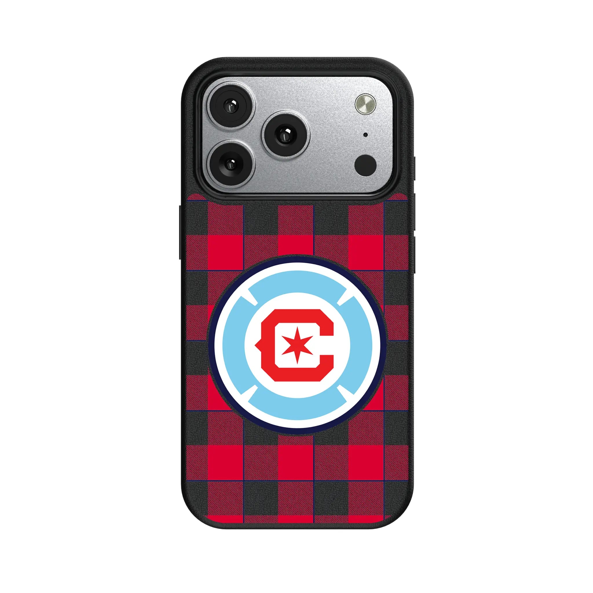 Chicago Fire Plaid iPhone MagSafe Compatible Phone Case for Apple iPhone#Device_iPhone 17 Pro