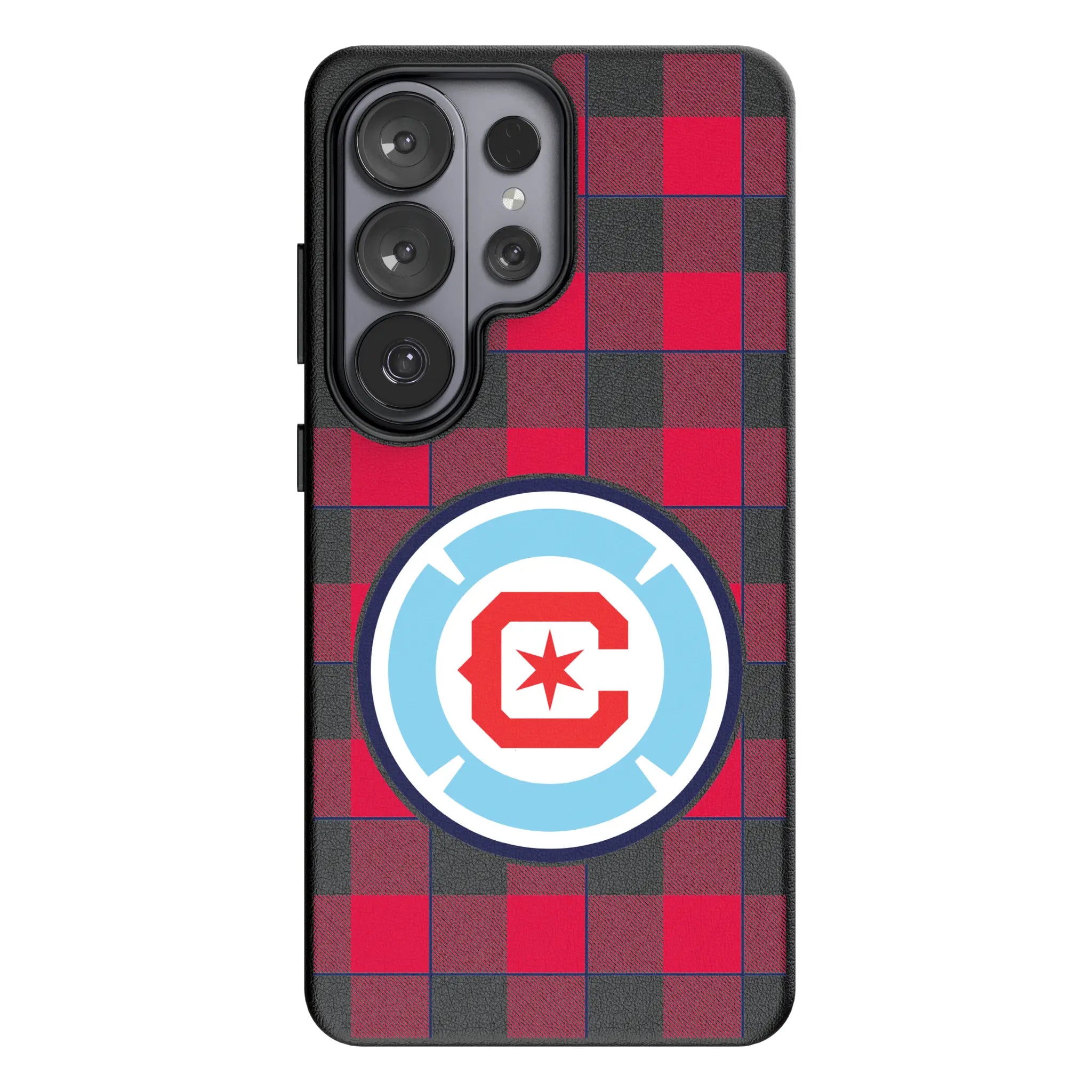 Chicago Fire Plaid Galaxy MagSafe Compatible Phone Case for Samsung Galaxy#Device_Galaxy S26 Ultra