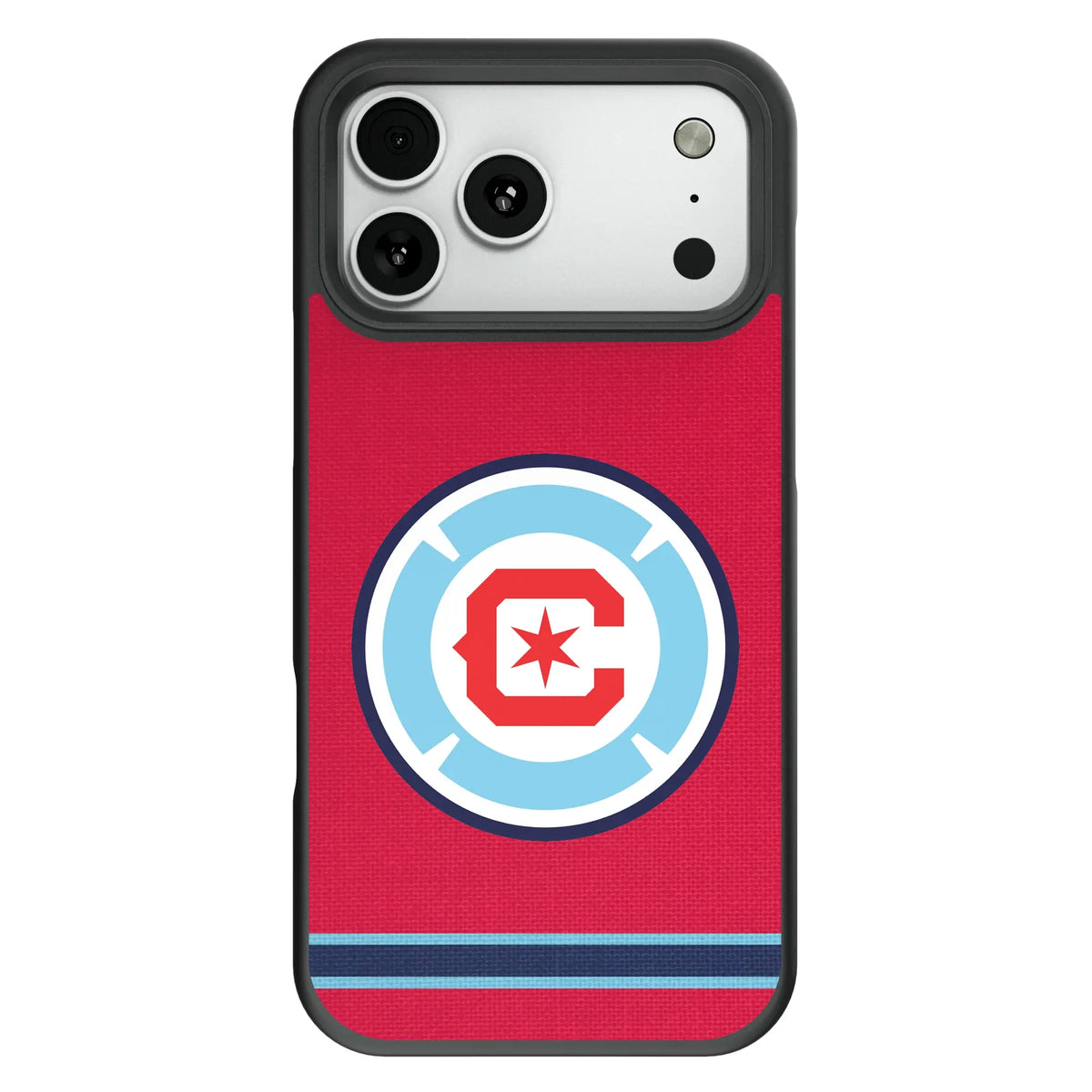 Chicago Fire Stripe Bump Phone Case for Apple iPhone
