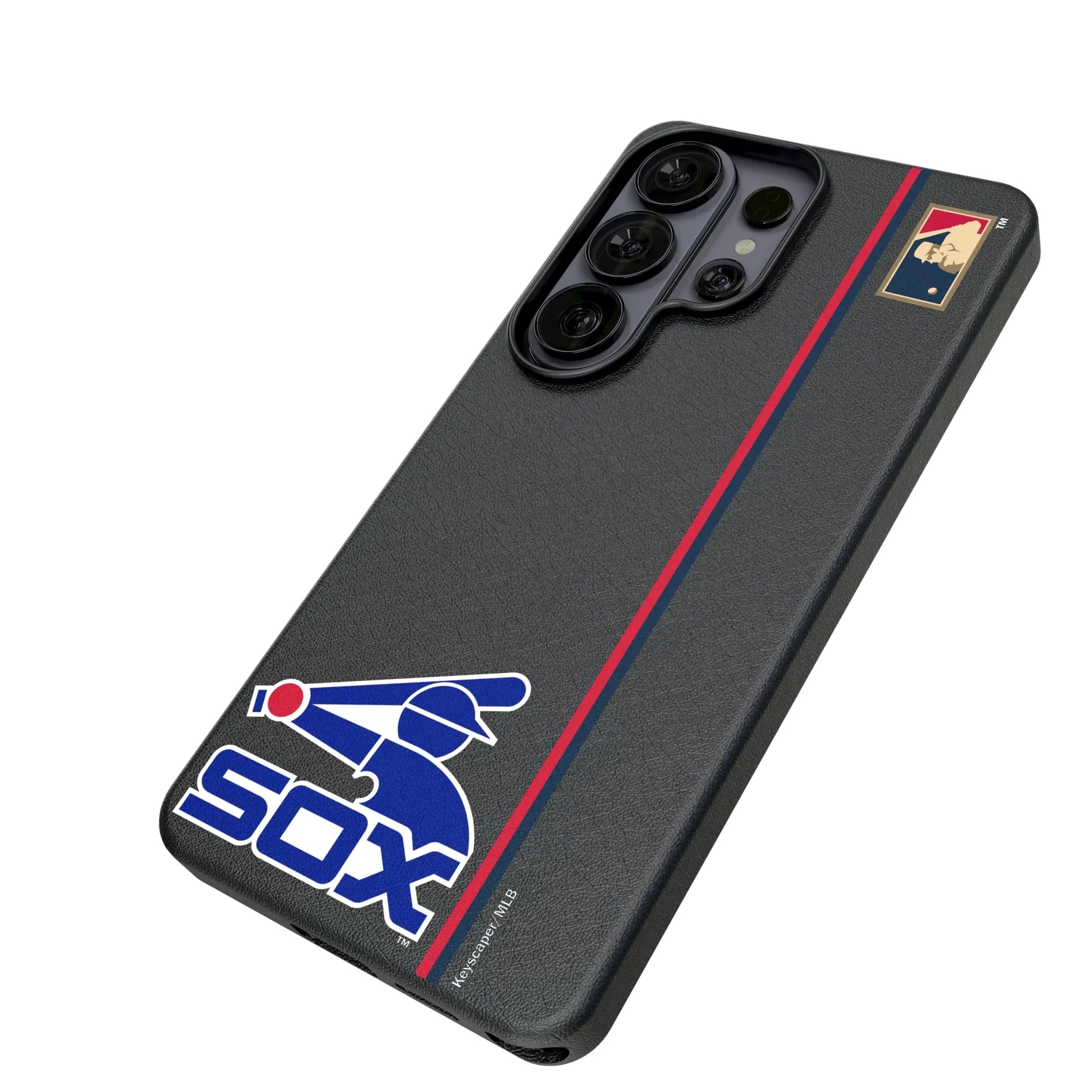 Chicago White Sox 1976-1981 - Cooperstown Collection Sidebar Galaxy MagSafe Compatible Phone Case for Samsung Galaxy - Isometric View#Device_Galaxy S26 Ultra