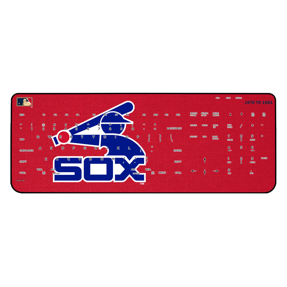 Chicago White Sox 1976-1981 - Cooperstown Collection Solid Wireless USB Keyboard